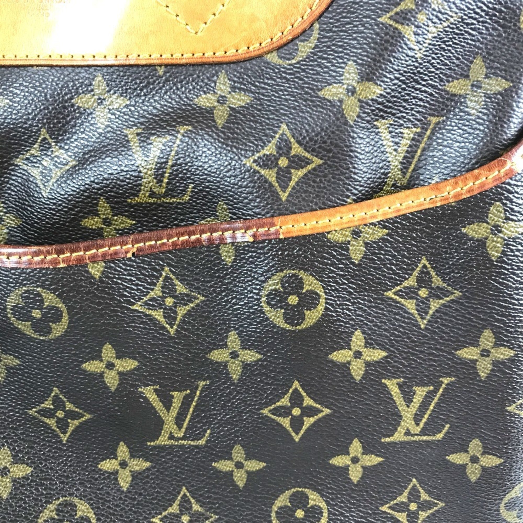 Louis Vuitton Brown Monogram Canvas Boston Bag Handbag Tote Bag (Pre-Owned)
