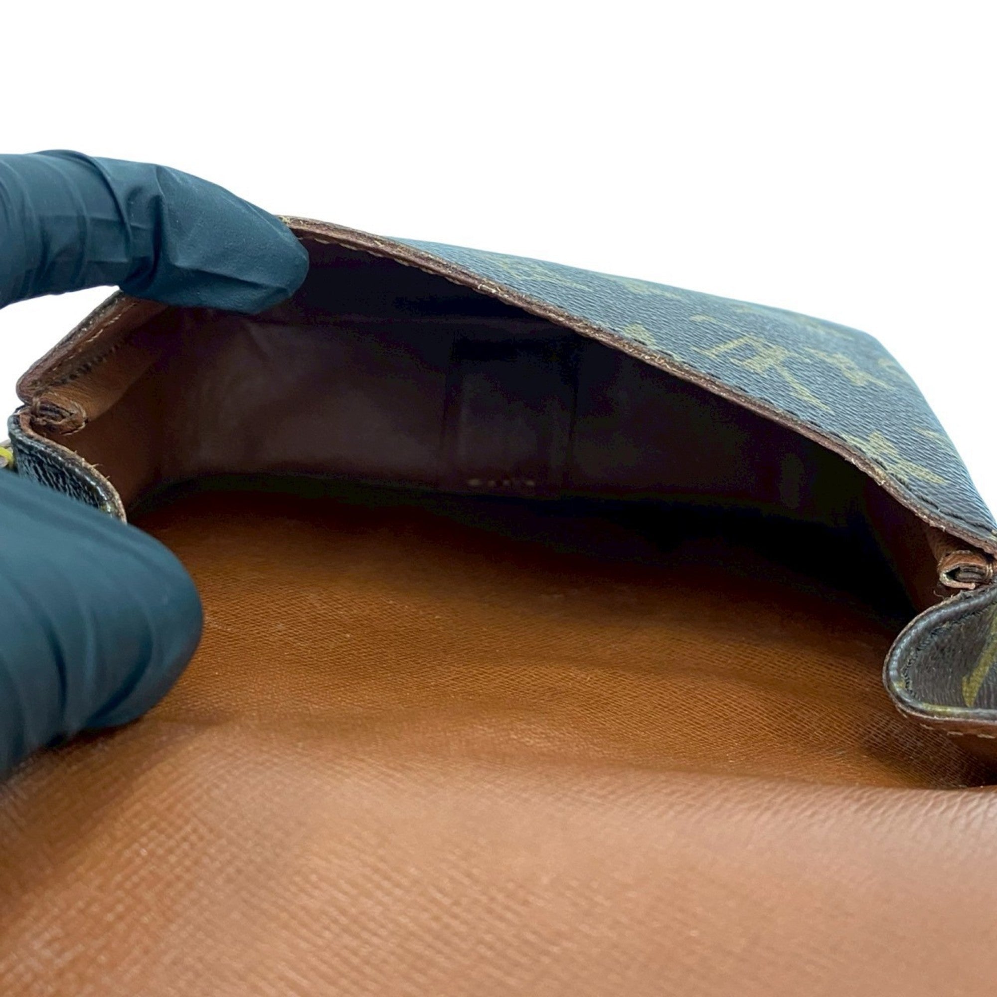 Louis Vuitton Brown Leather Pvc Pochette Shoulder Bag (Pre-Owned)
