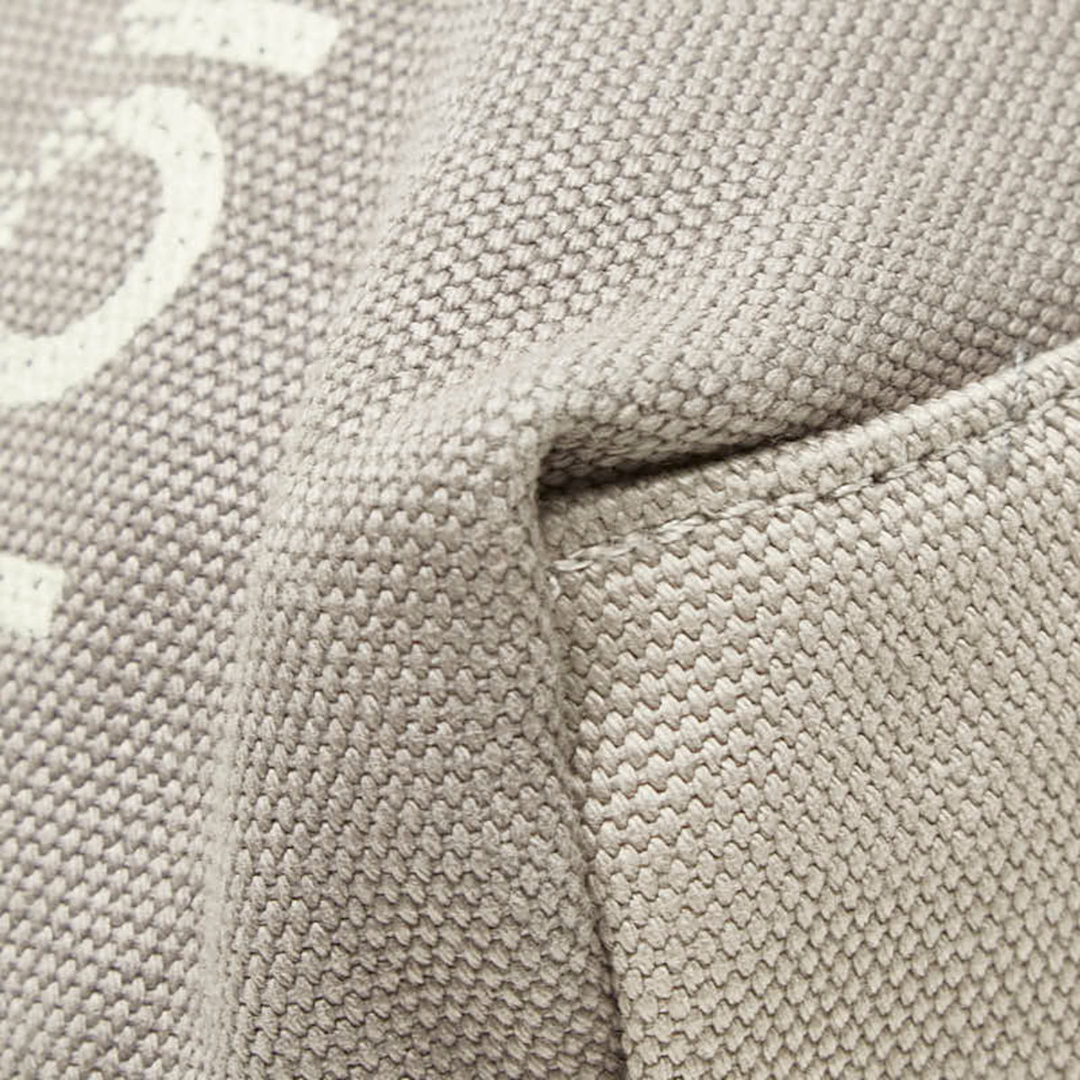 Louis Vuitton Gray Cotton Canvas Shoulder Bag Tote Bag (Pre-Owned)
