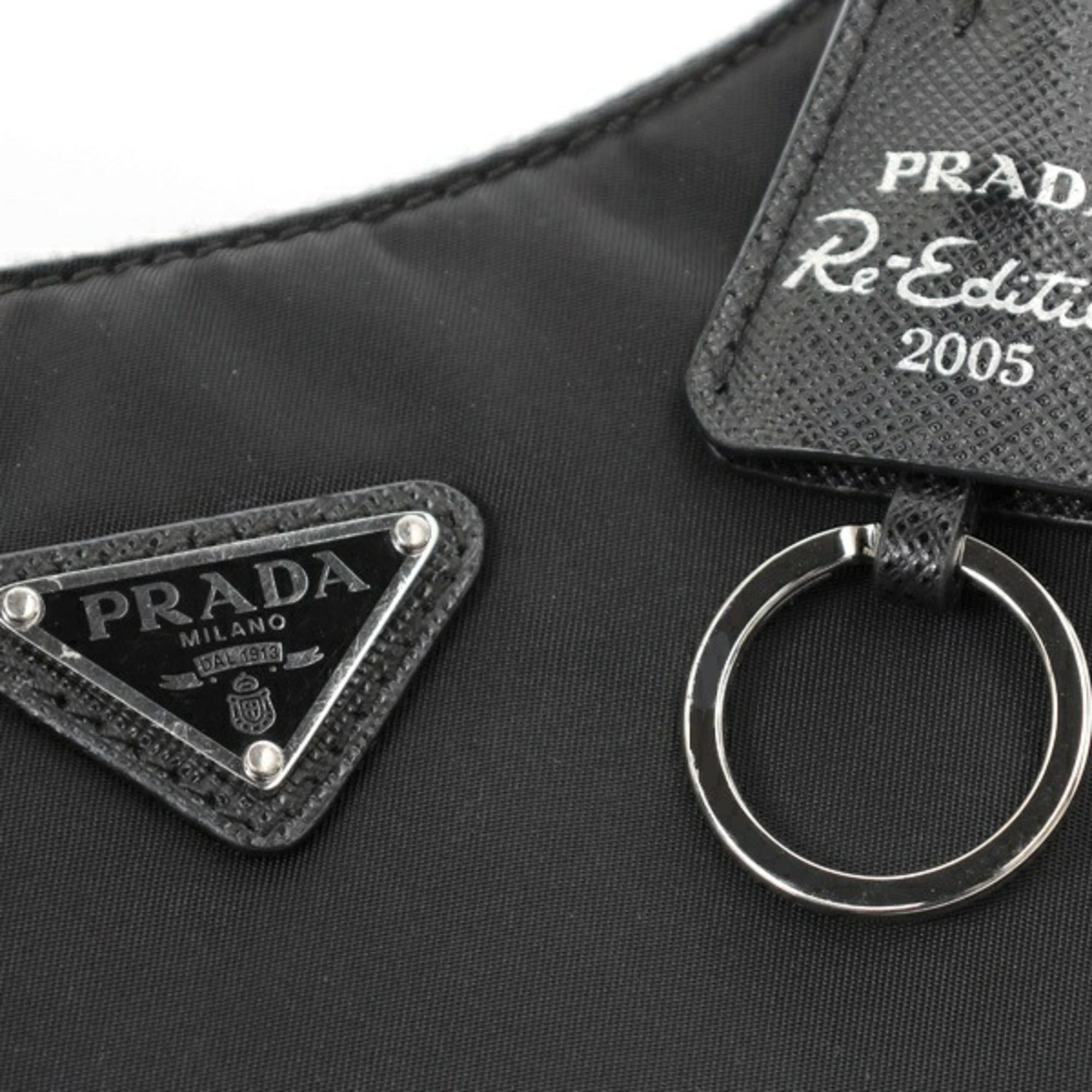 Prada Black Nylon Shoulder Bag (Pre-Owned)