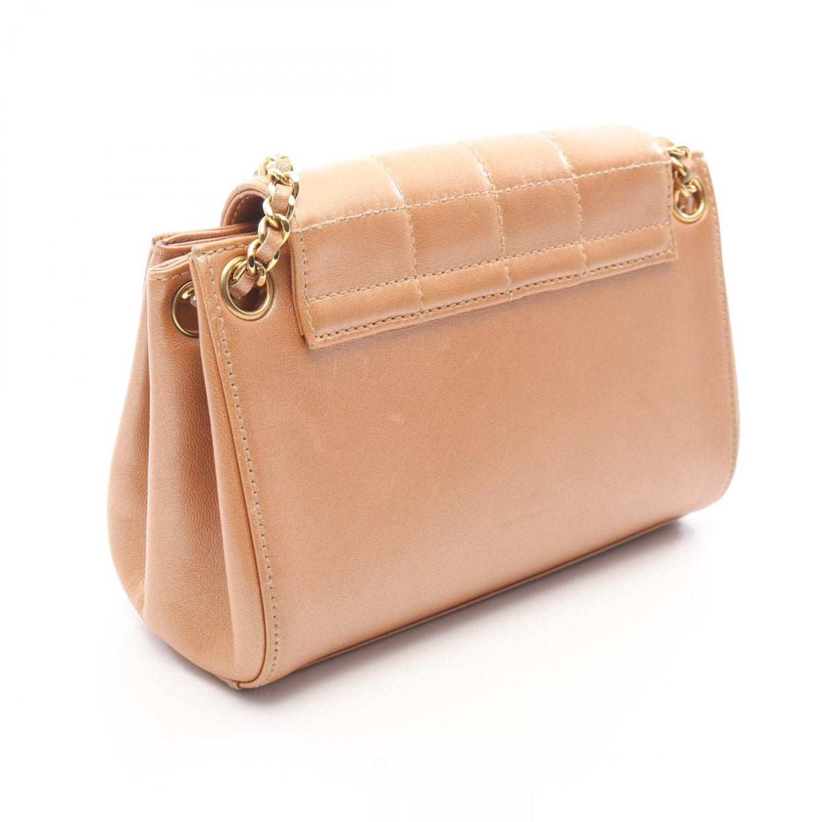 Chanel Pink Leather Handbag Shoulder Bag (Pre-Owned)