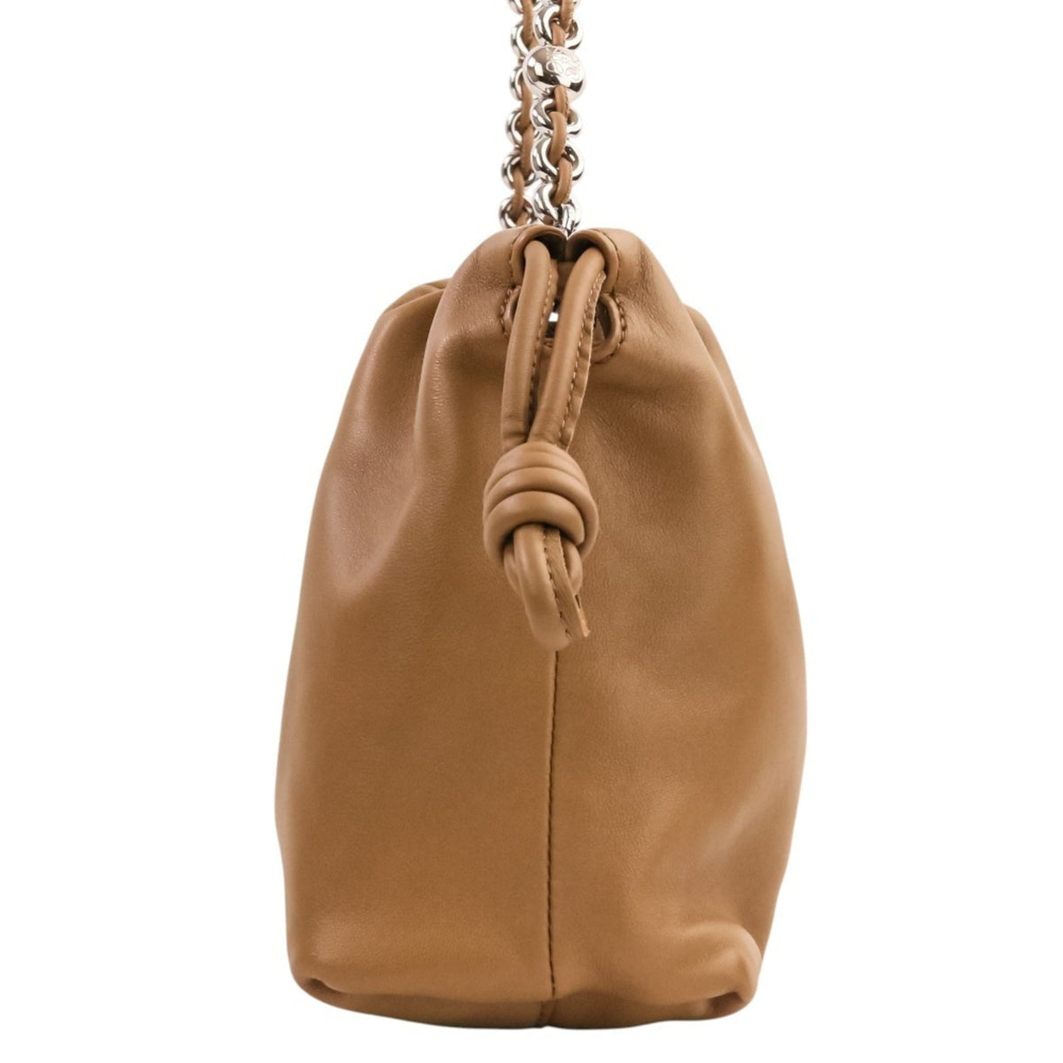 Loewe Flamenco Brown Leather Handbag Shoulder Bag (Pre-Owned)
