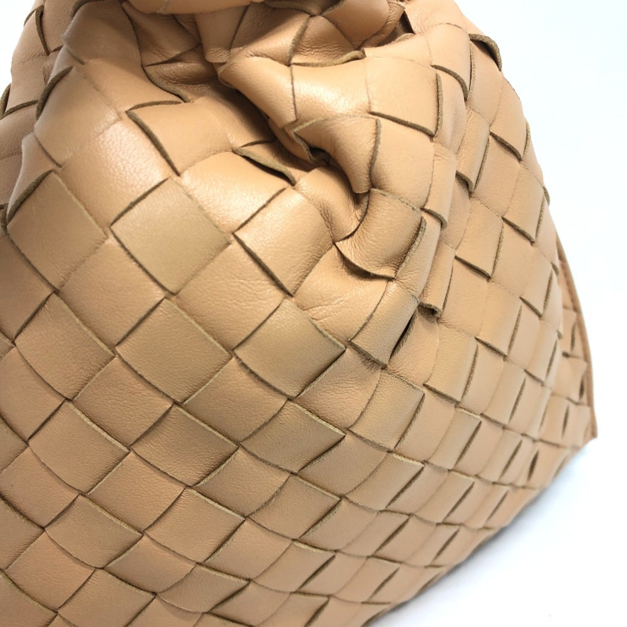 Bottega Veneta Beige Leather Handbag (Pre-Owned)