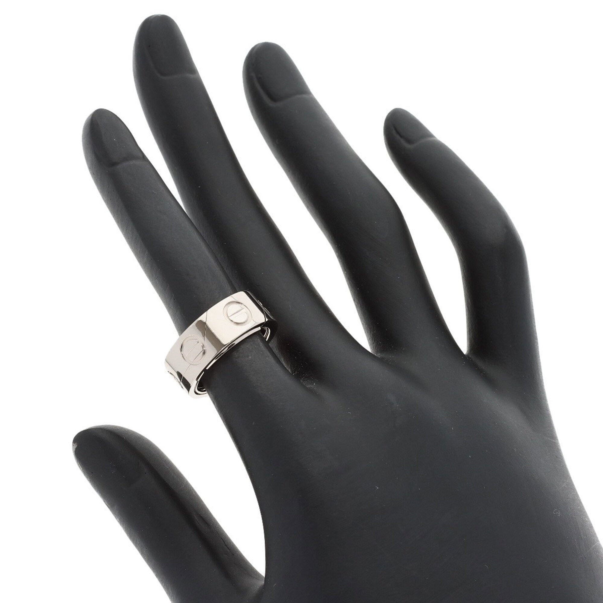 Cartier Silver White Gold (18K) Band Ring (Pre-Owned)