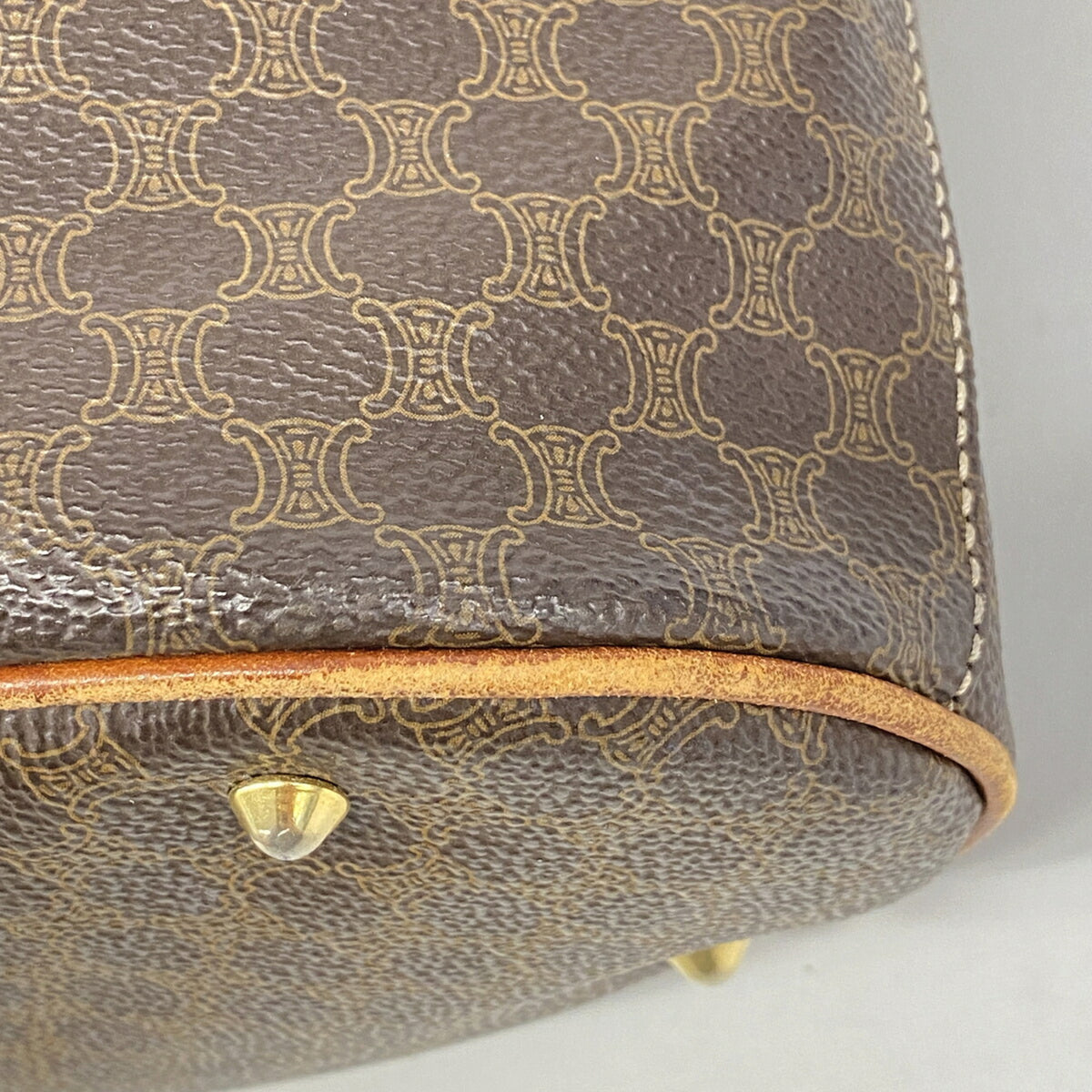 Celine Brown Pvc Tote Bag (Pre-Owned)