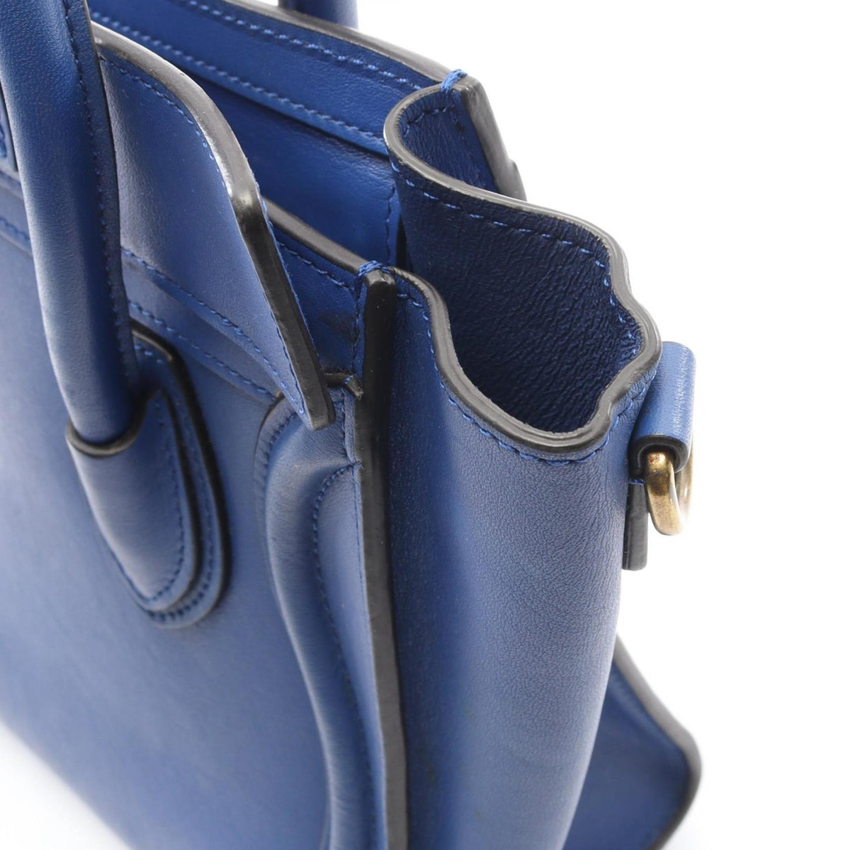 Celine Blue Leather Handbag (Pre-Owned)