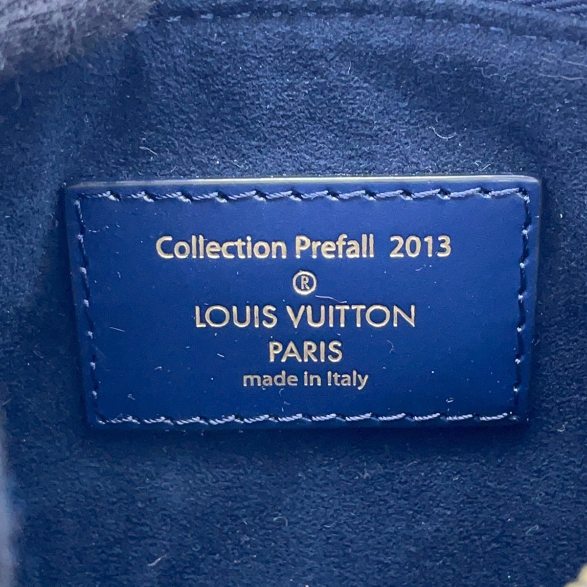 Louis Vuitton Blue Spangles Handbag (Pre-Owned)