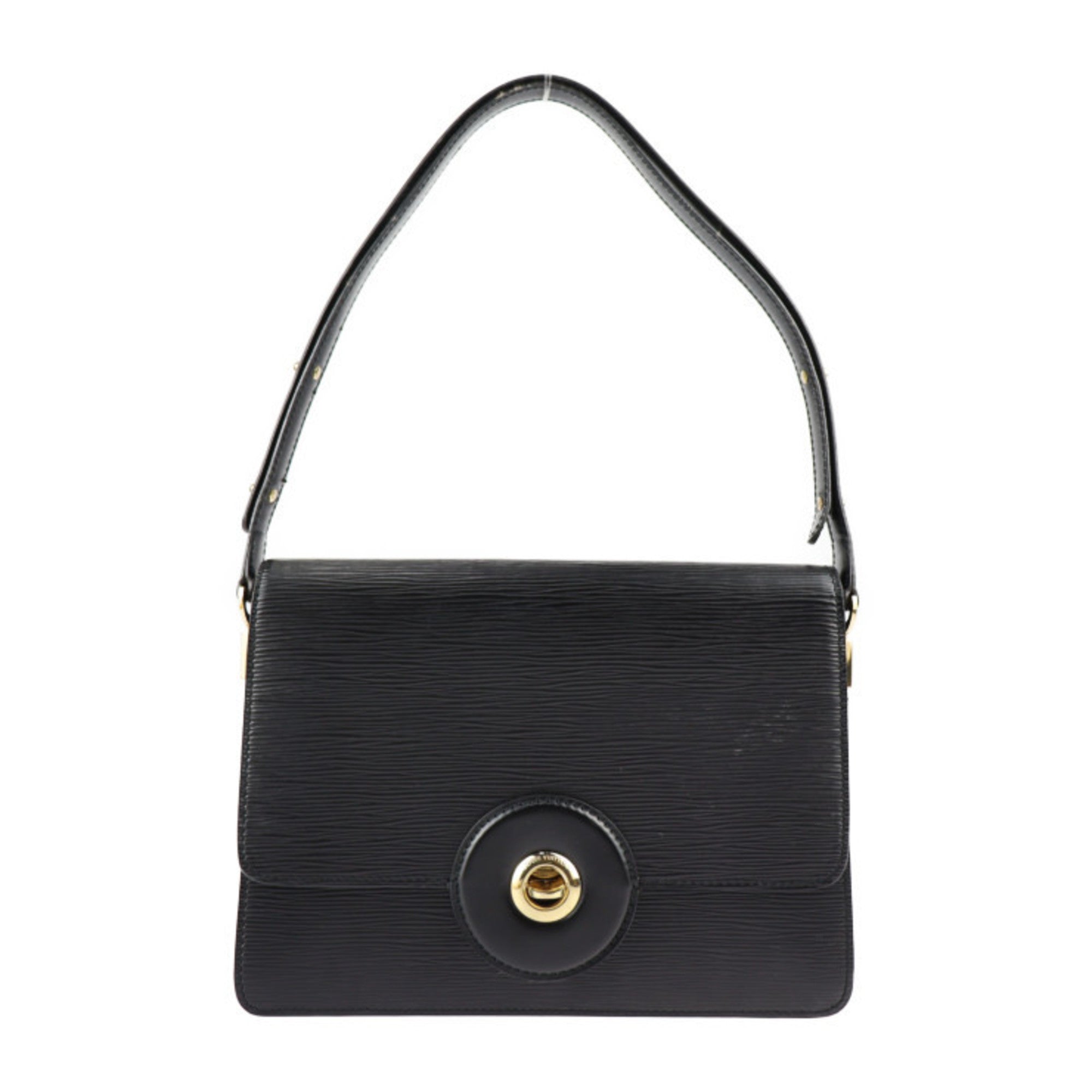 Louis Vuitton Black Epi Leather Handbag Shoulder Bag Tote Bag (Pre-Owned)