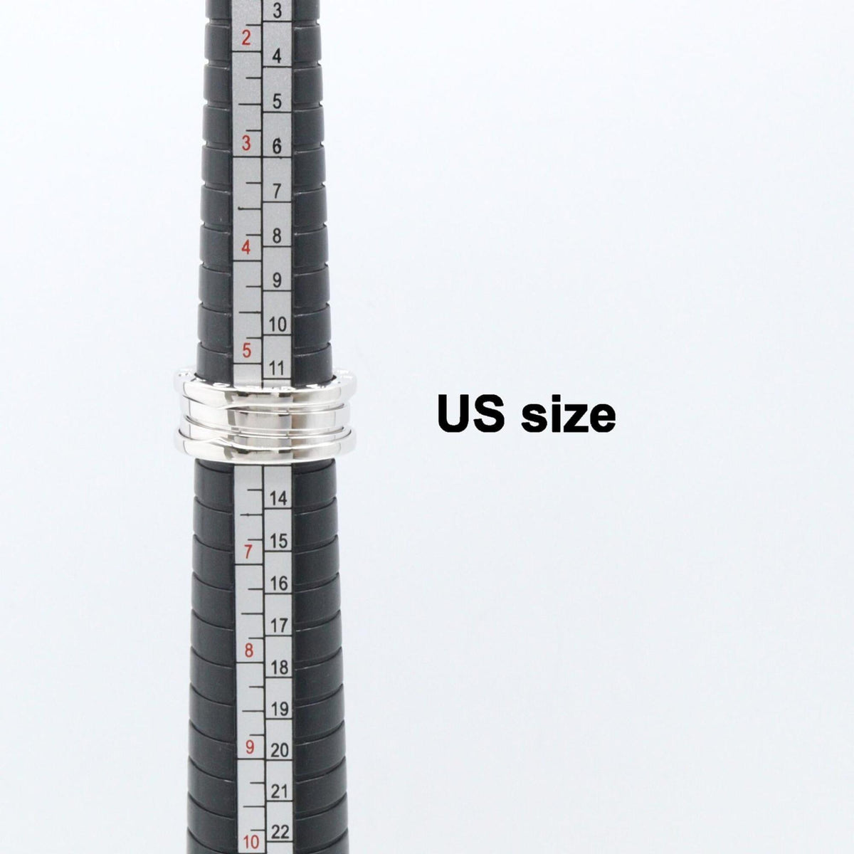 Bvlgari Silver White Gold (18K) Band Ring (Pre-Owned)