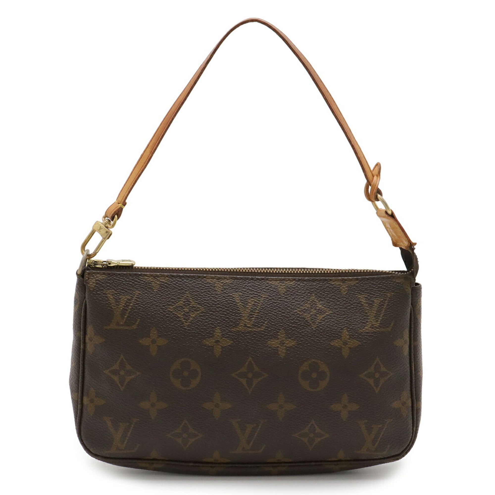 Louis Vuitton Brown Monogram Monogram Pvc Handbag Pochette Pouch (Pre-Owned)