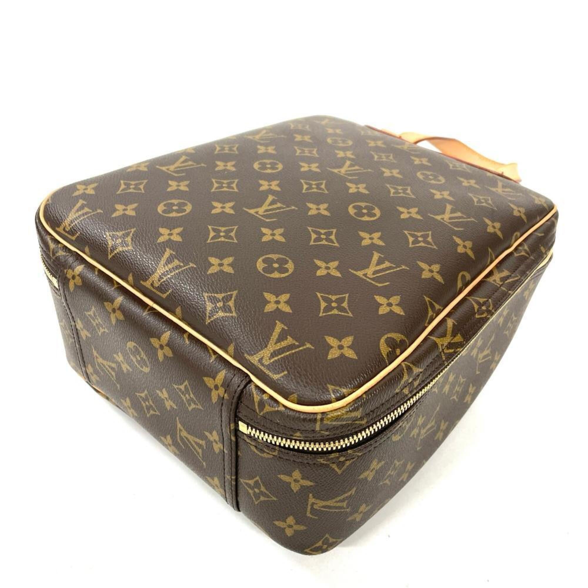 Louis Vuitton Brown Monogram Canvas Handbag (Pre-Owned)