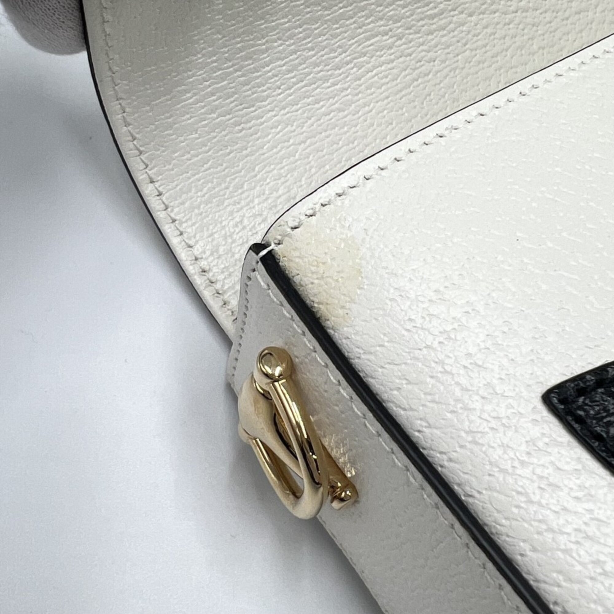 Gucci Black Leather Handbag Shoulder Bag (Pre-Owned)