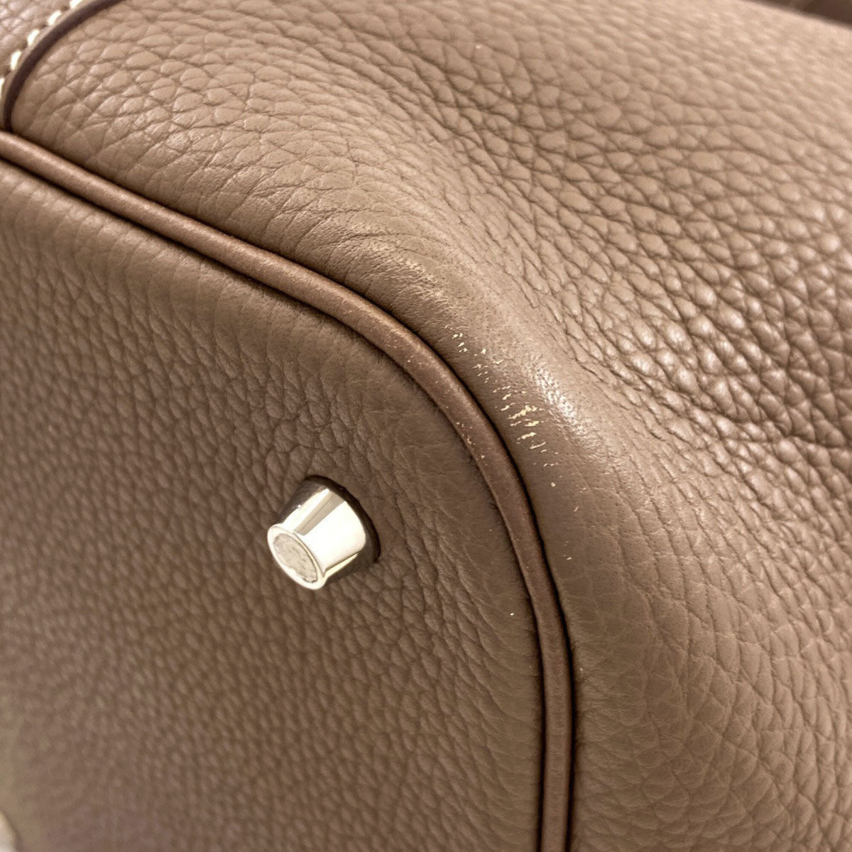 Hermes Picotin Etoupe Gray Handbag (Pre-Owned)