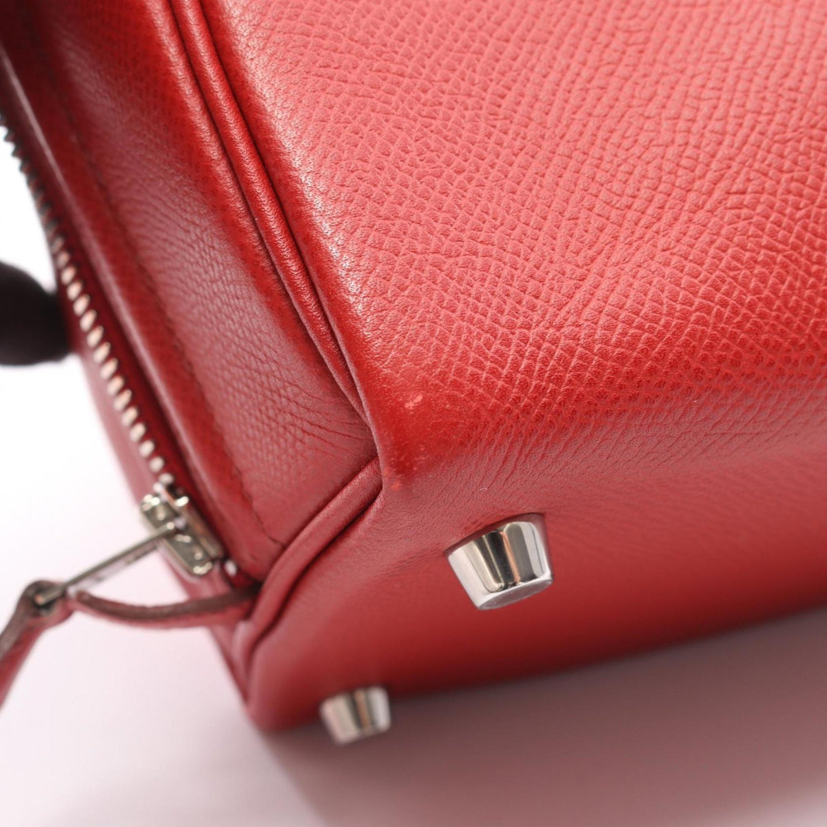 Hermes Red Color Epsom Leather Handbag (Pre-Owned)