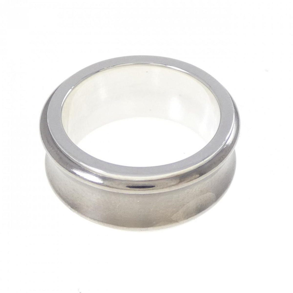 Tiffany Silver 925 Titanium Band Ring (Pre-Owned)