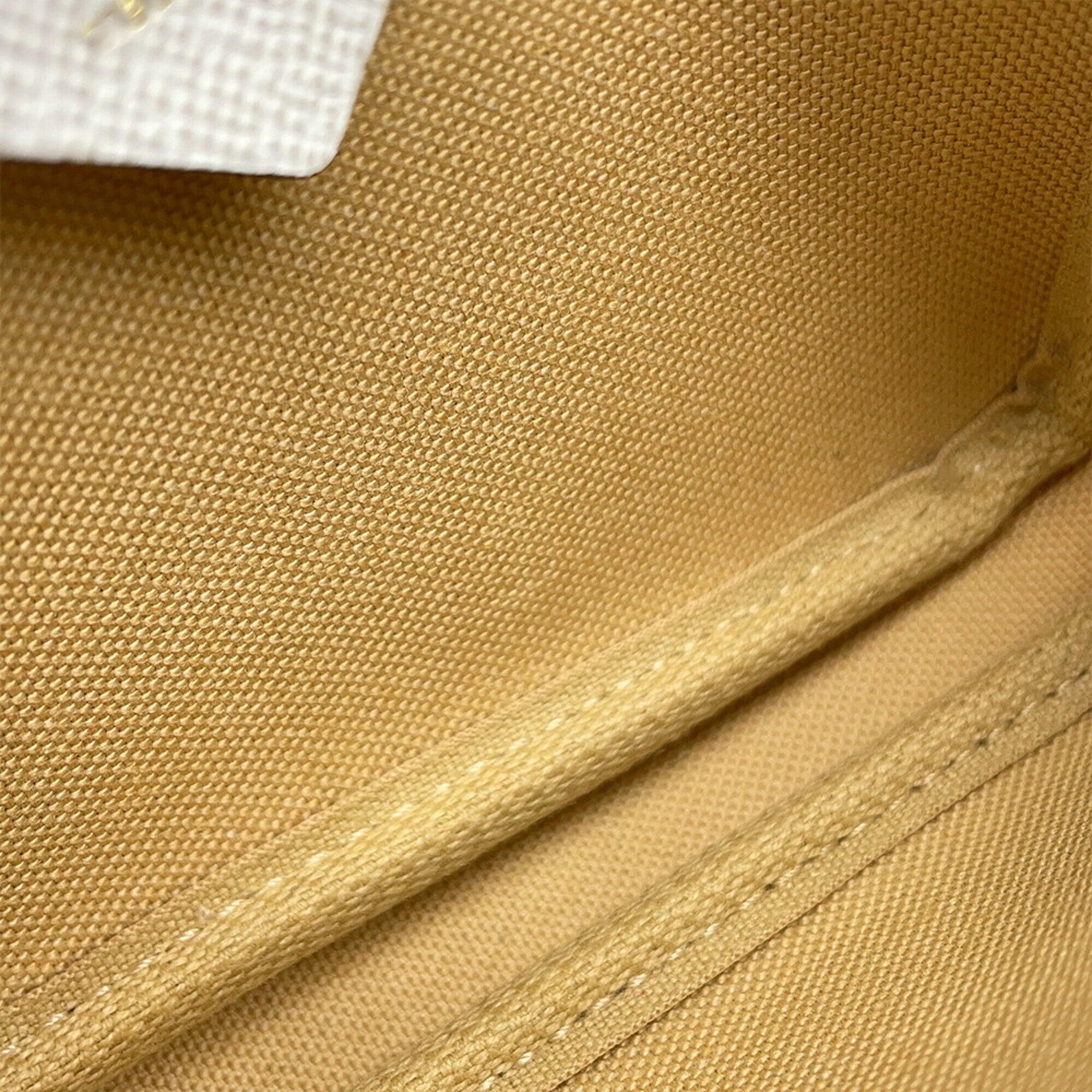 Louis Vuitton Monogram Beige Khaki Pouch (Pre-Owned)
