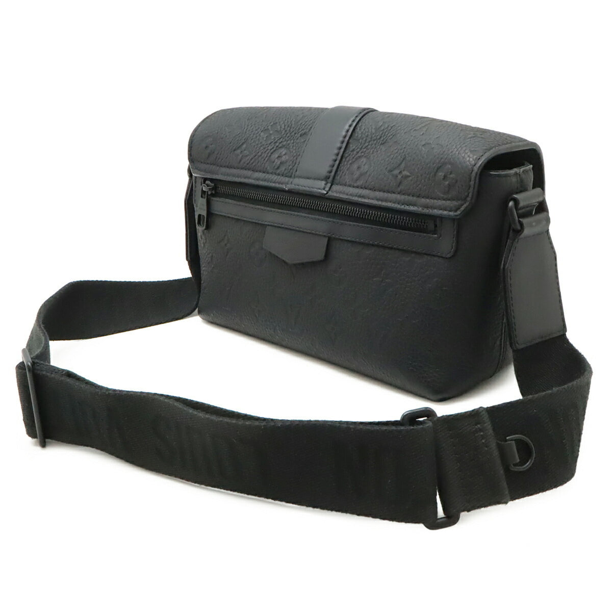 Louis Vuitton Taurillon Black Noir Leather Shoulder Bag (Pre-Owned)