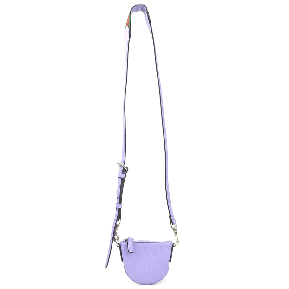 Gucci Purple Leather Shoulder Bag (Pre-Owned)