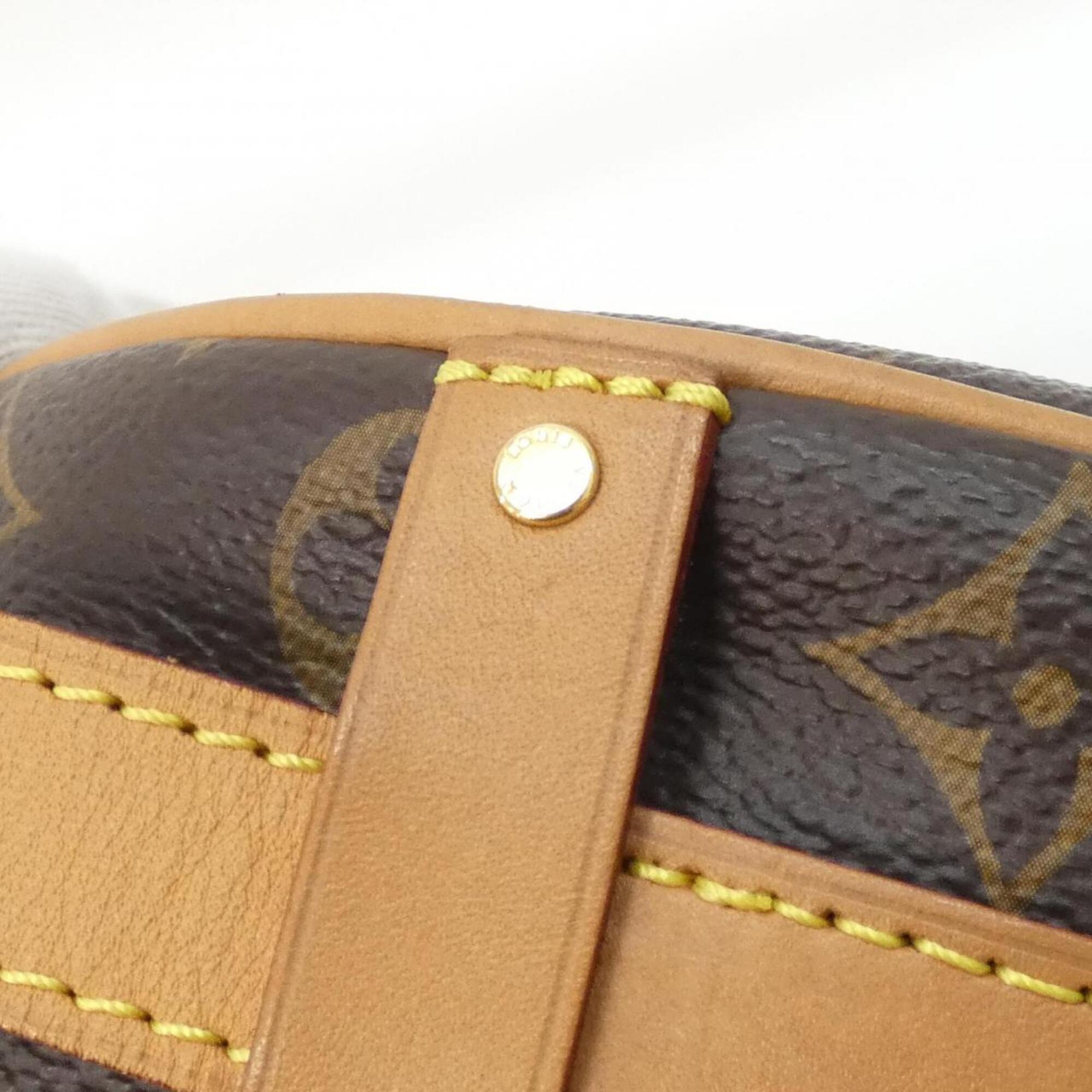 Louis Vuitton Marron Monogram Coated Canvas Shoulder Bag (Pre-Owned)
