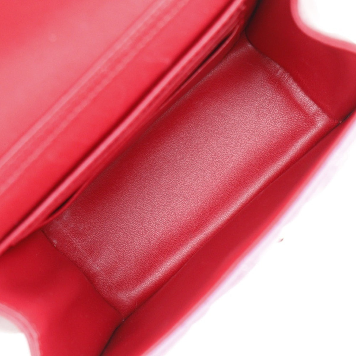 Christian Dior Pink Red Color Leather Shoulder Bag (Pre-Owned)