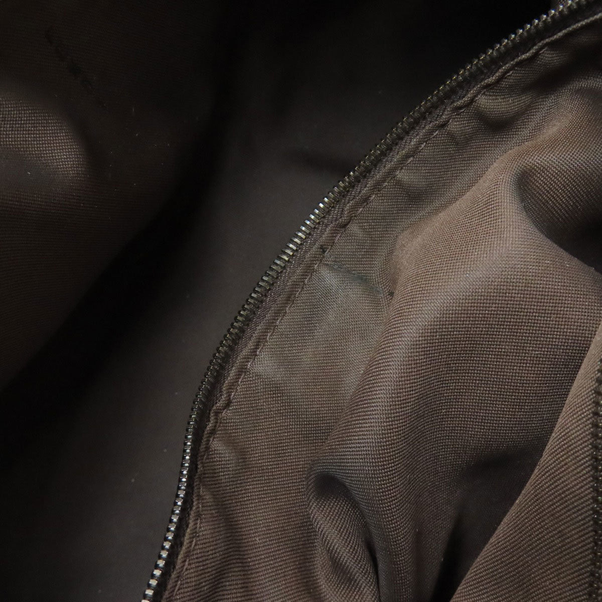 Fendi Dark Brown Canvas Tote Bag (Pre-Owned)