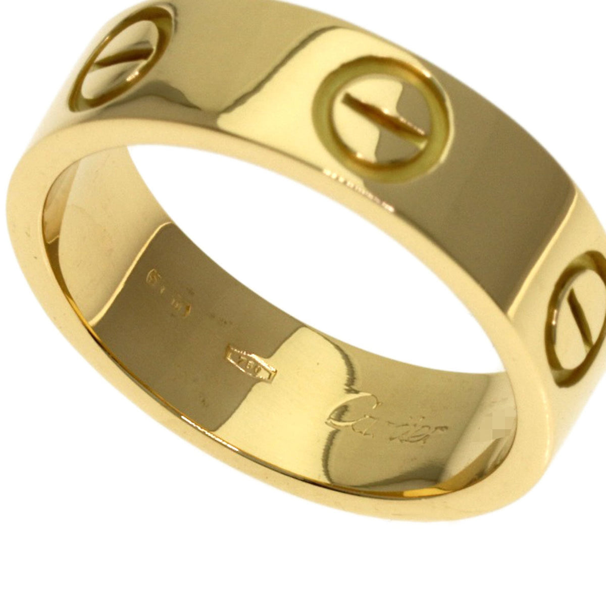 Cartier Love Yellow Gold (18K) Band Ring (Pre-Owned)