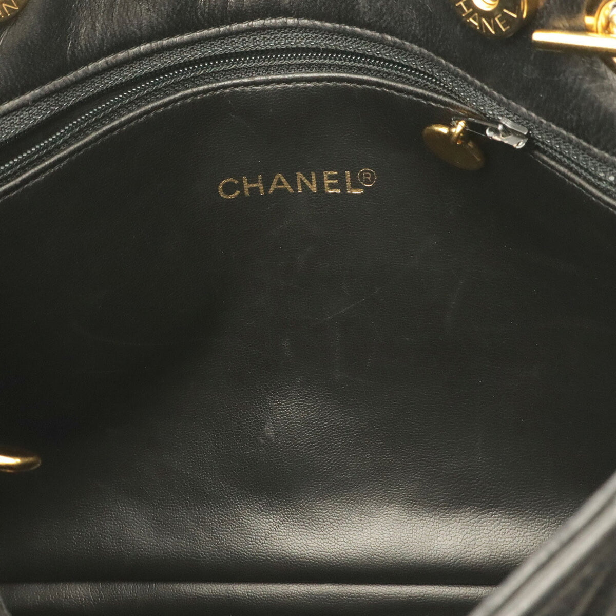Chanel Black Shoulder Bag Tote Bag (Pre-Owned)