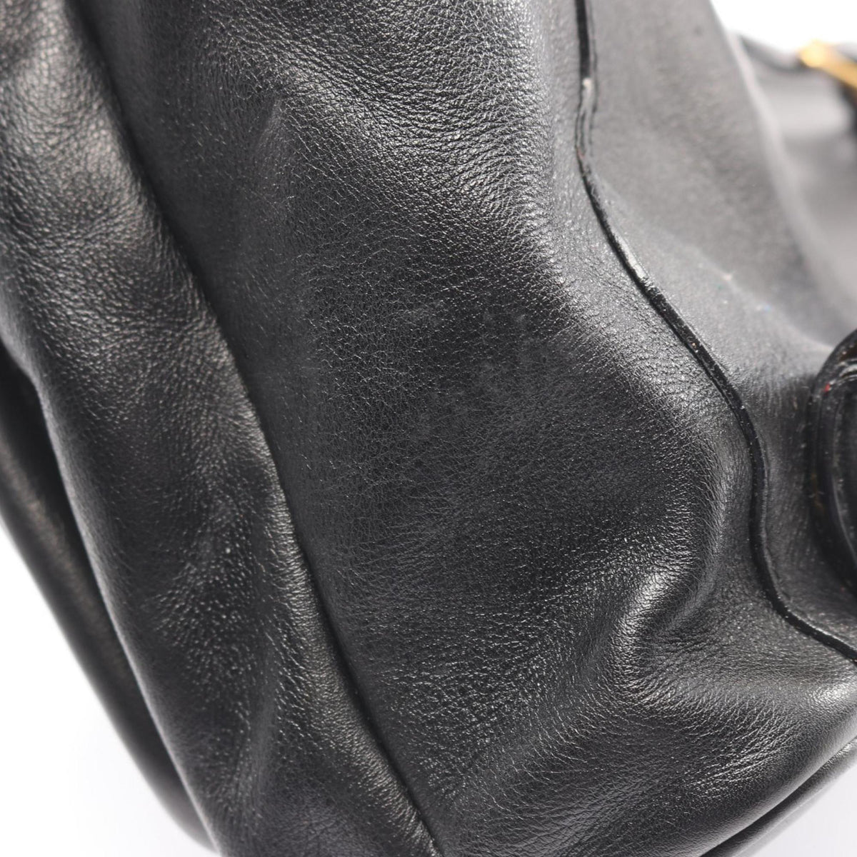 Gucci Black Leather Backpack (Pre-Owned)