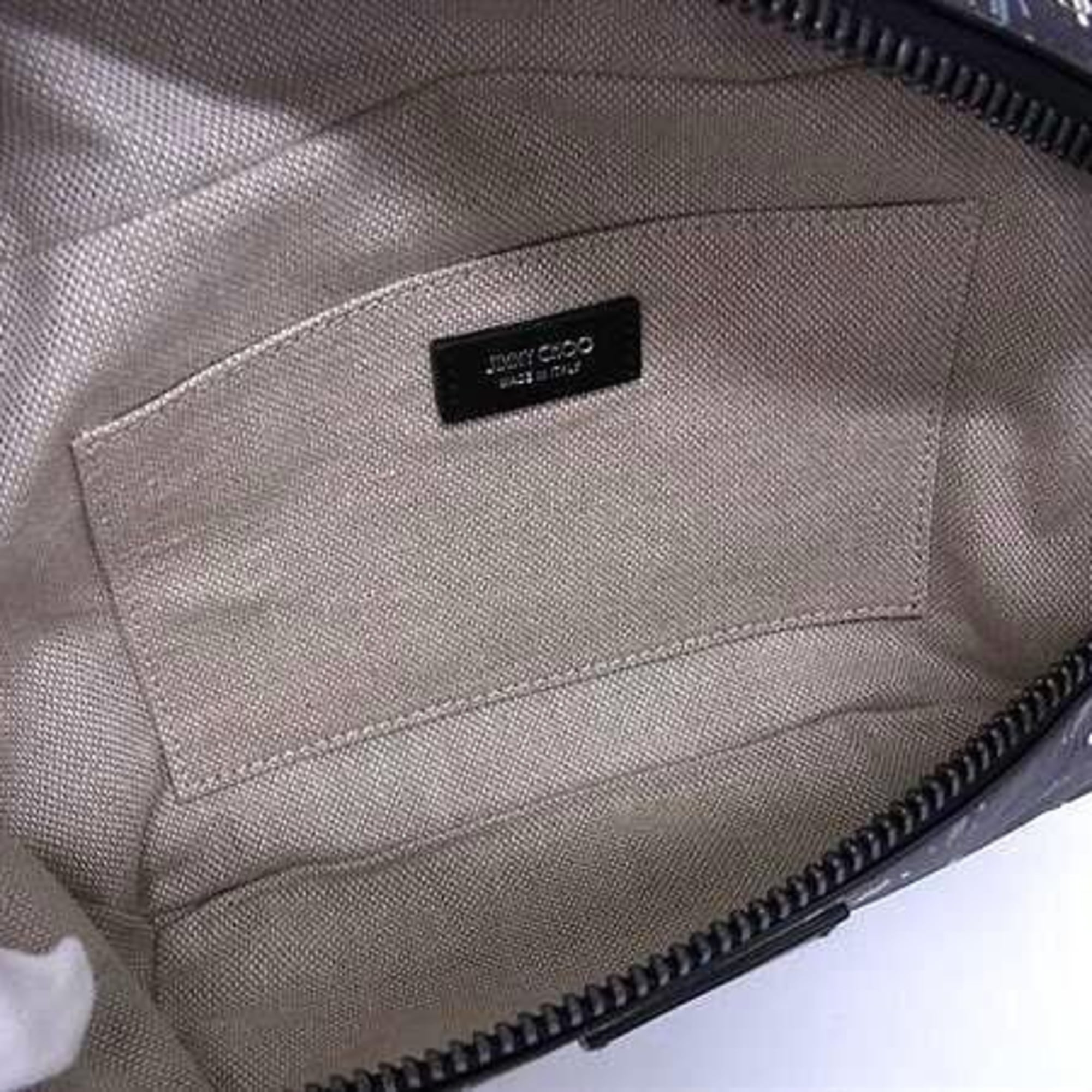 Jimmy Choo Gray Pvc Fanny Pack Sling Bag (Pre-Owned)