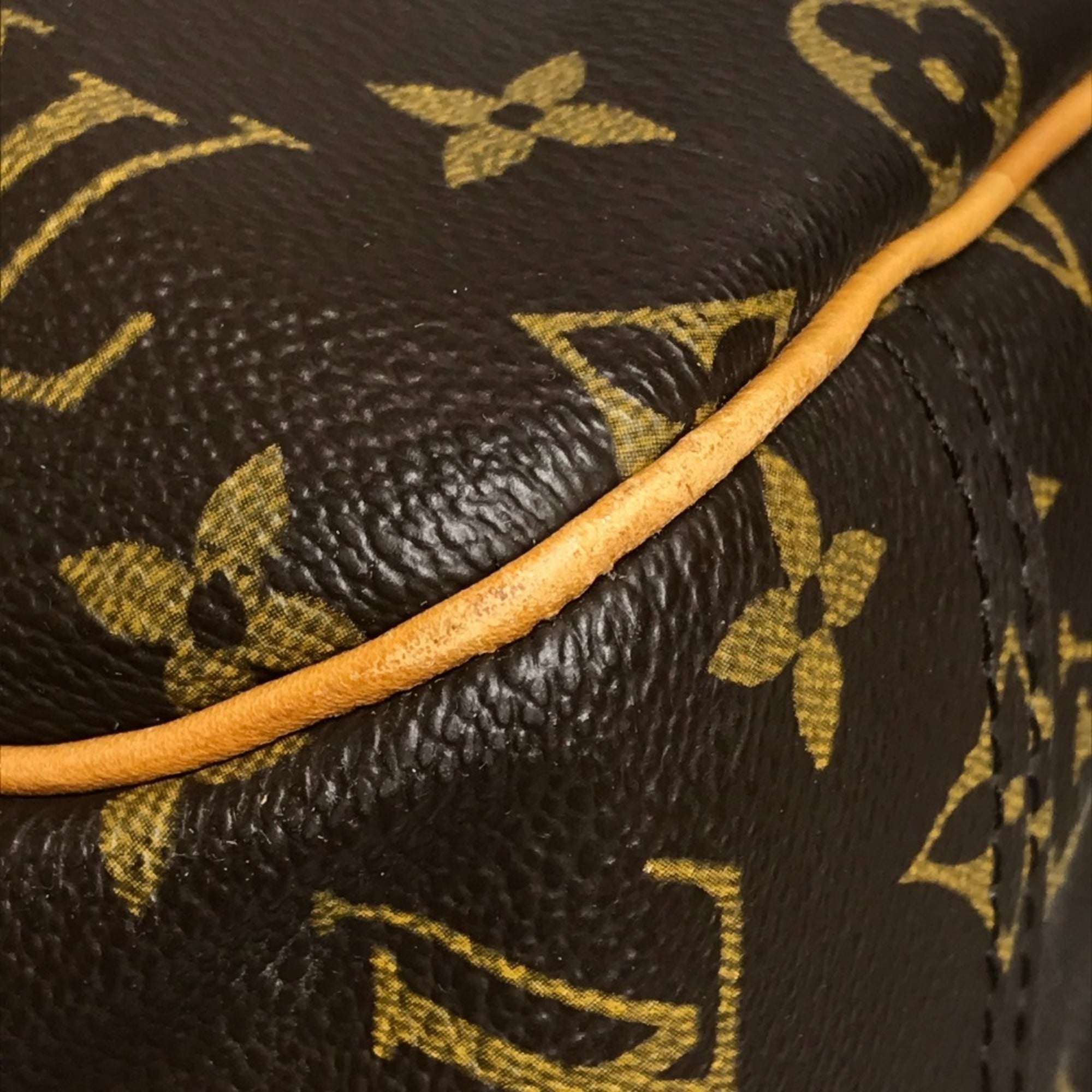 Louis Vuitton Brown Monogram Boston Bag Handbag (Pre-Owned)