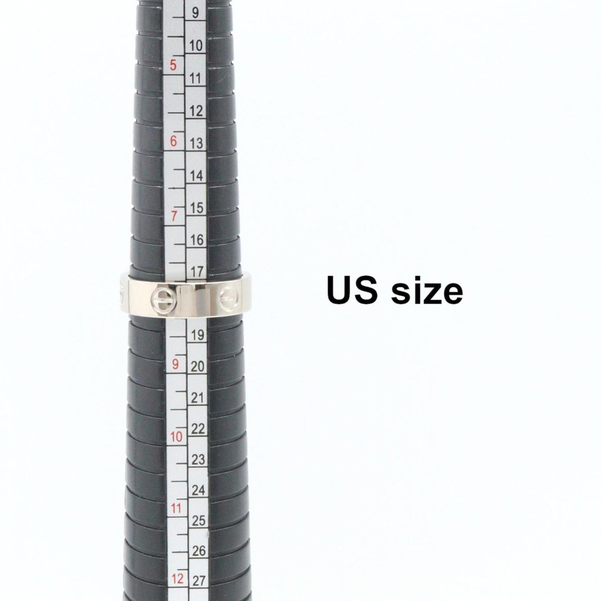 Cartier Silver White Gold (18K) Band Ring (Pre-Owned)
