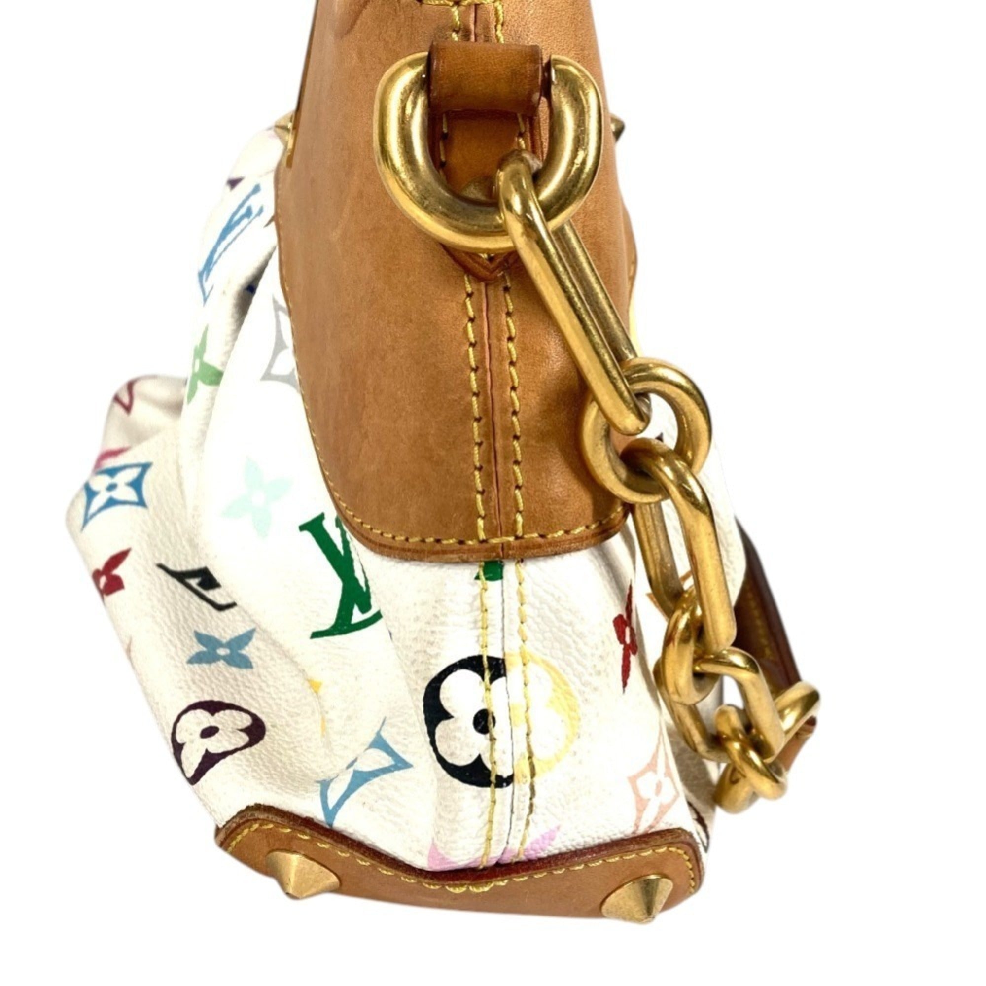 Louis Vuitton Monogram Multi-Color White Monogram Multicolore Handbag Shoulder Bag (Pre-Owned)