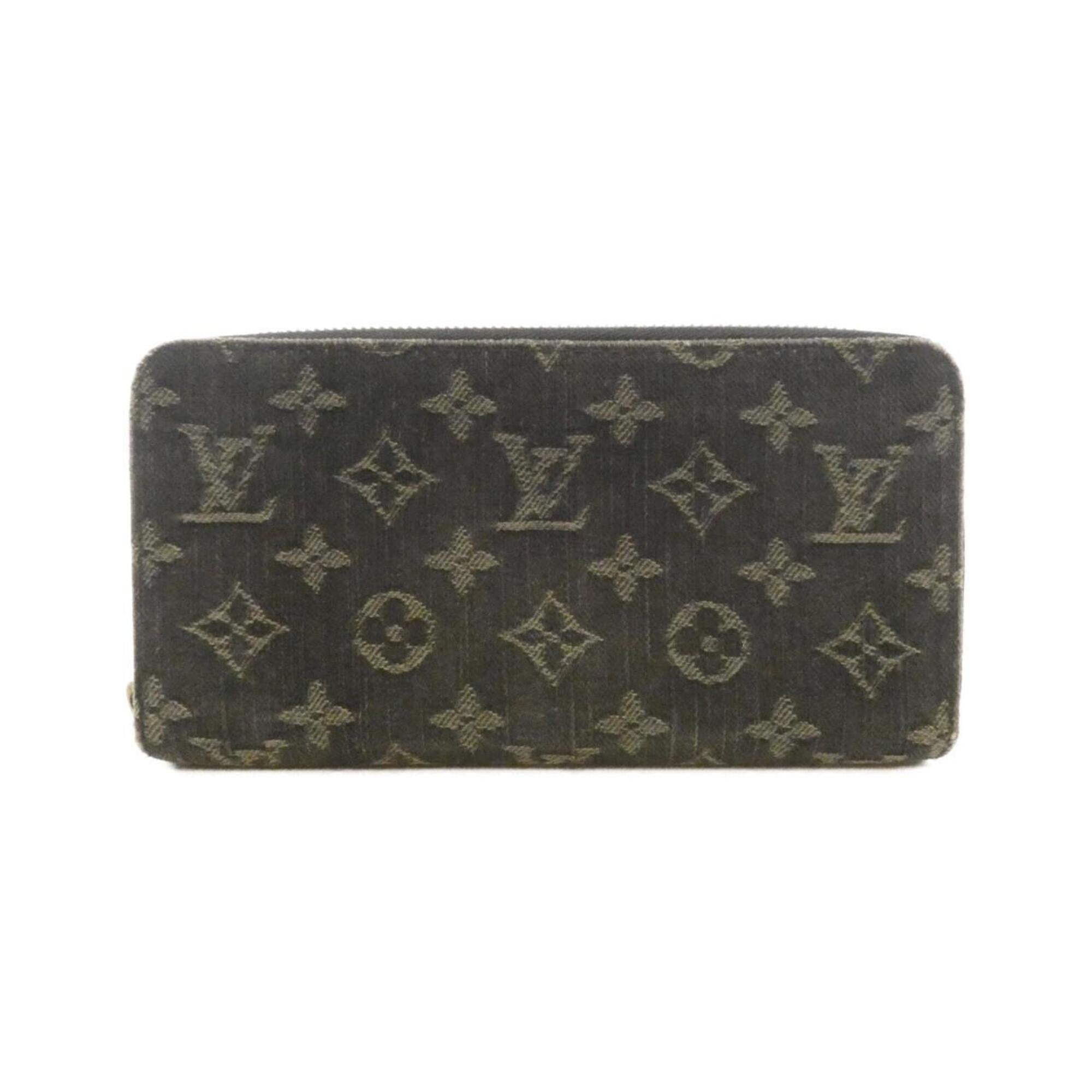 Louis Vuitton Monogram Denim Black Monogram Denim Long Wallet (Bi-Fold) (Pre-Owned)