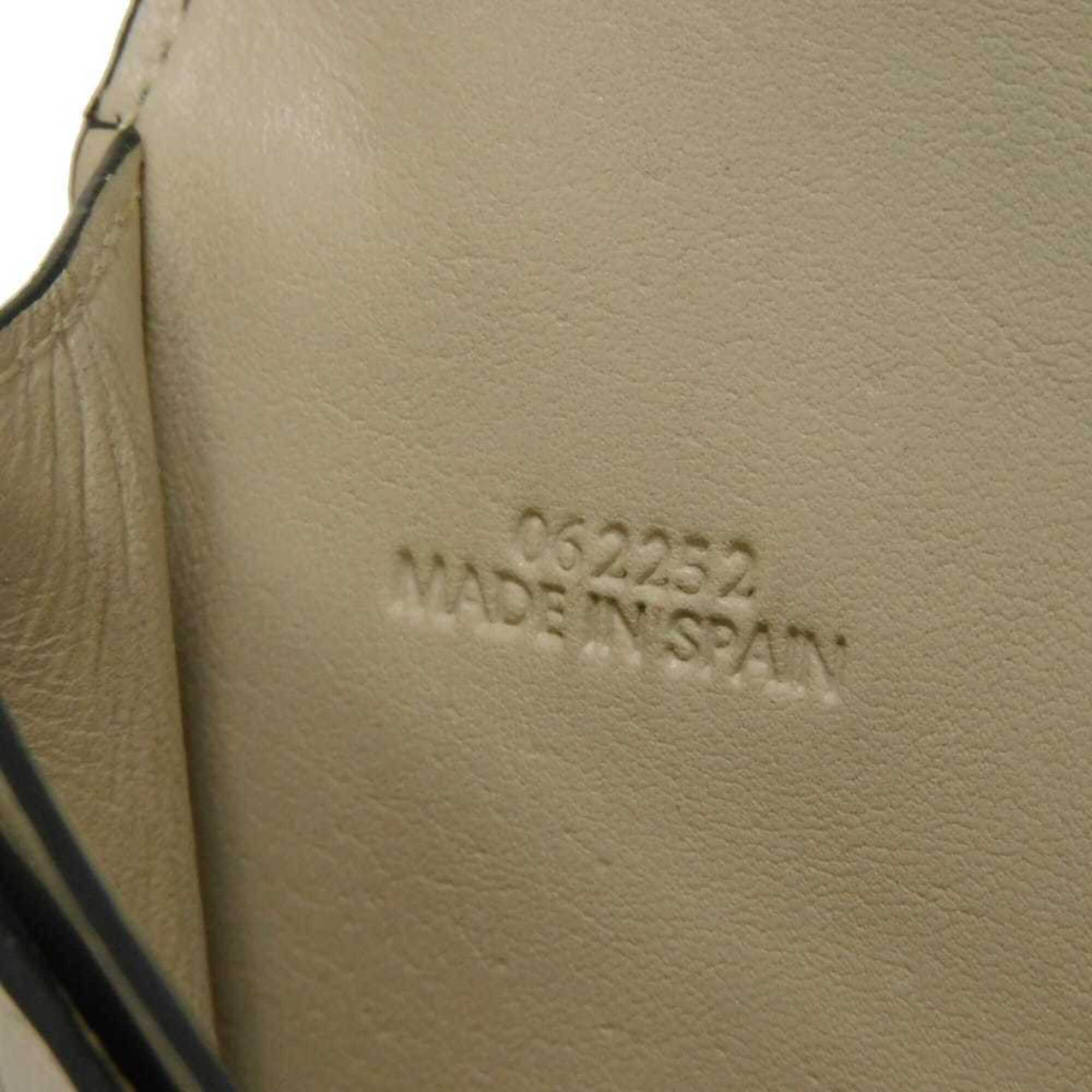 Loewe Green Leather Long Wallet (Bi-Fold) (Pre-Owned)