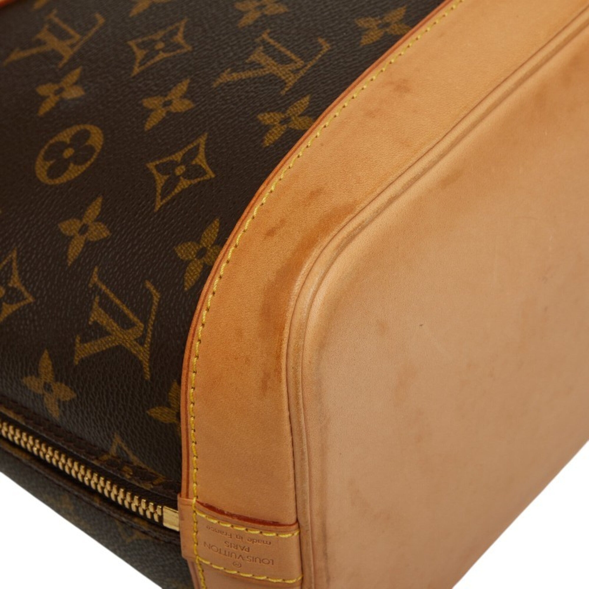 Louis Vuitton Brown Pvc Leather Handbag (Pre-Owned)