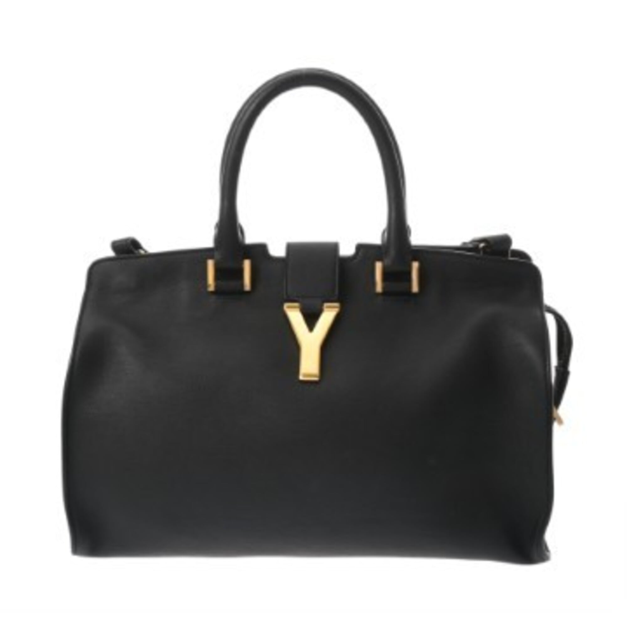 Saint Laurent Black Leather Handbag (Pre-Owned)