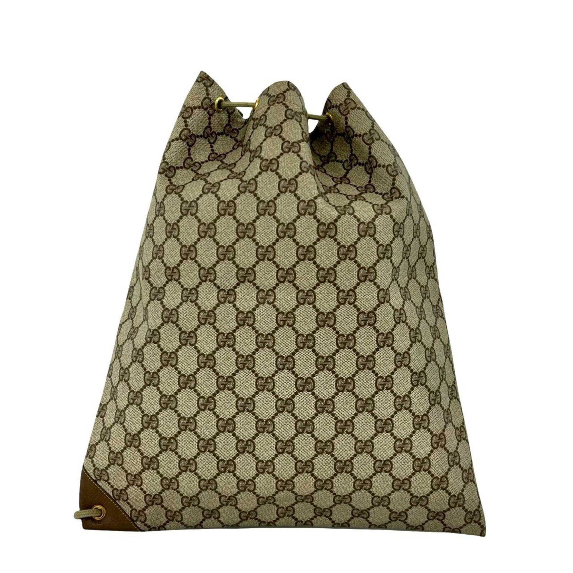 Gucci Brown Pvc Leather Handbag Shoulder Bag (Pre-Owned)