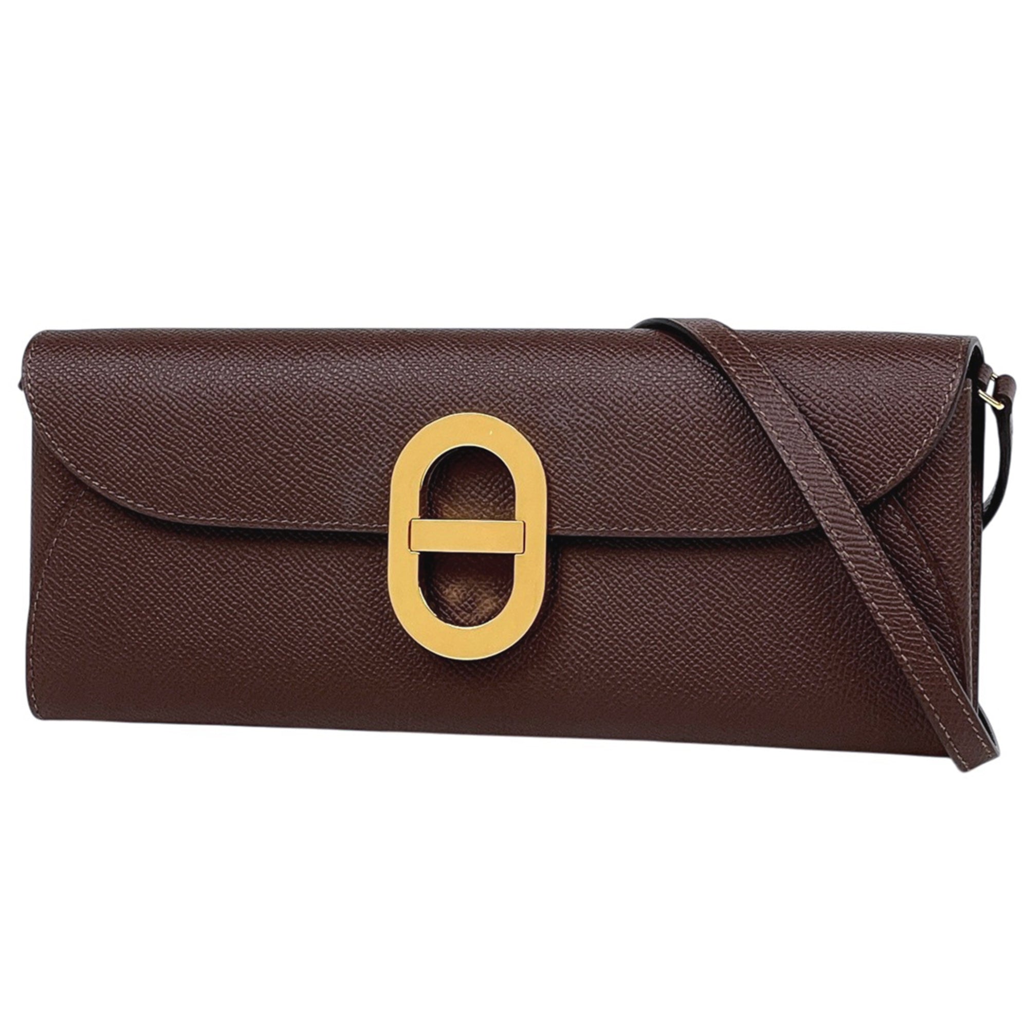 Hermes Brown Clutch Bag (Pre-Owned)
