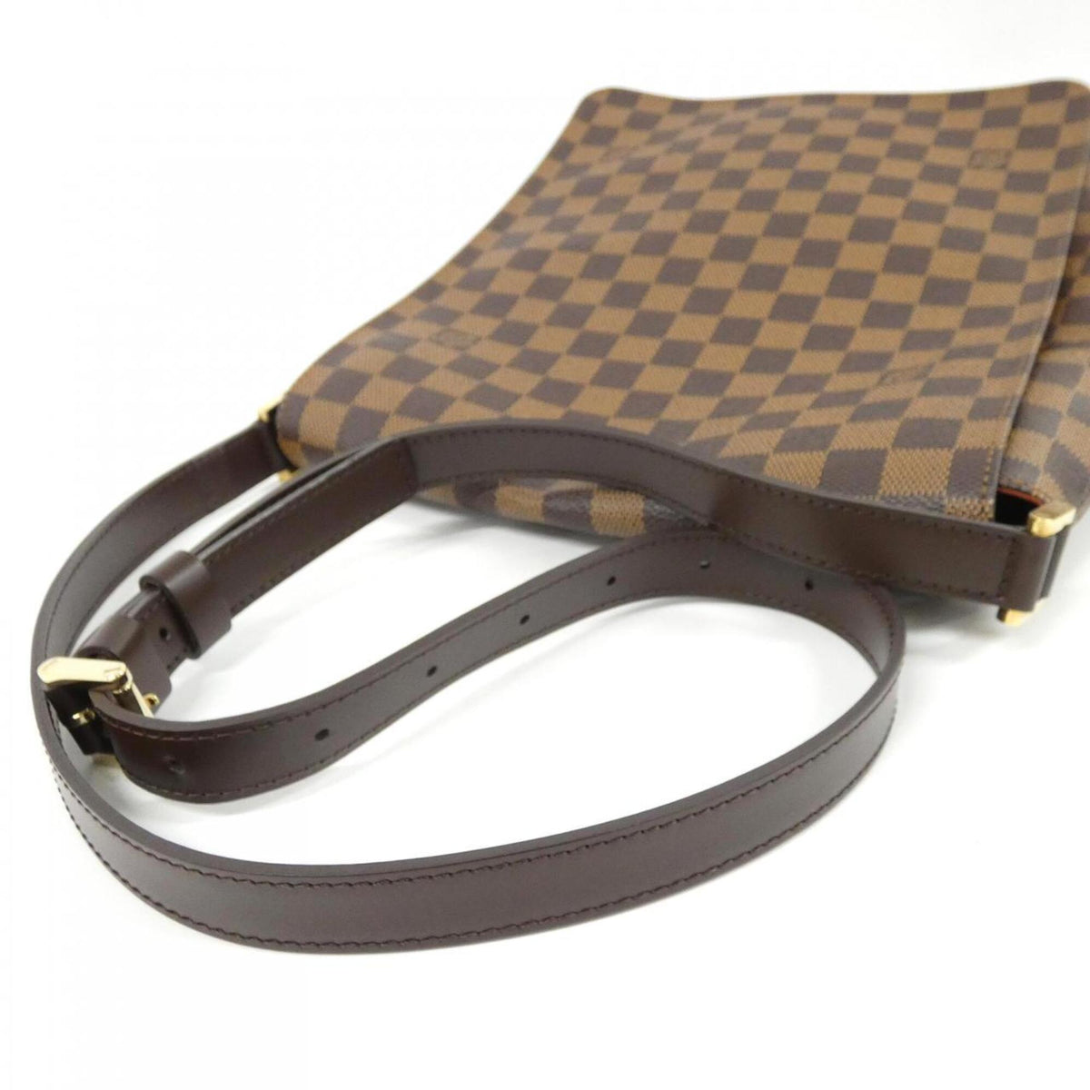 Louis Vuitton Damier Damier Canvas Ebene Damier Canvas Shoulder Bag (Pre-Owned)