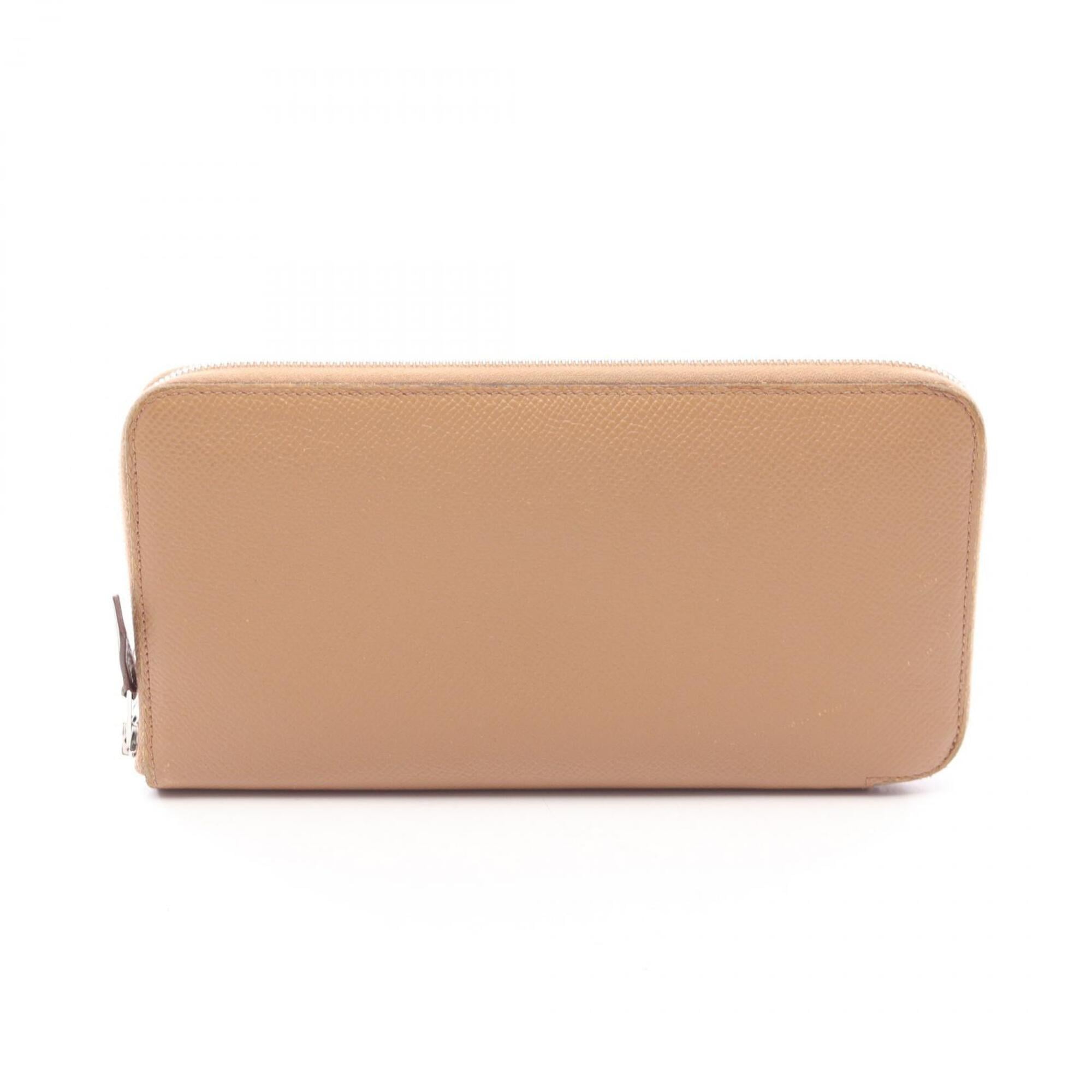 Hermes Brown Epsom Leather Long Wallet (Bi-Fold) (Pre-Owned)