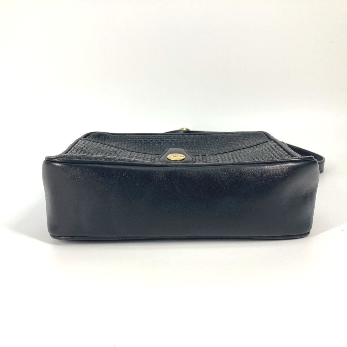 Celine Black Leather Pochette Shoulder Bag (Pre-Owned)