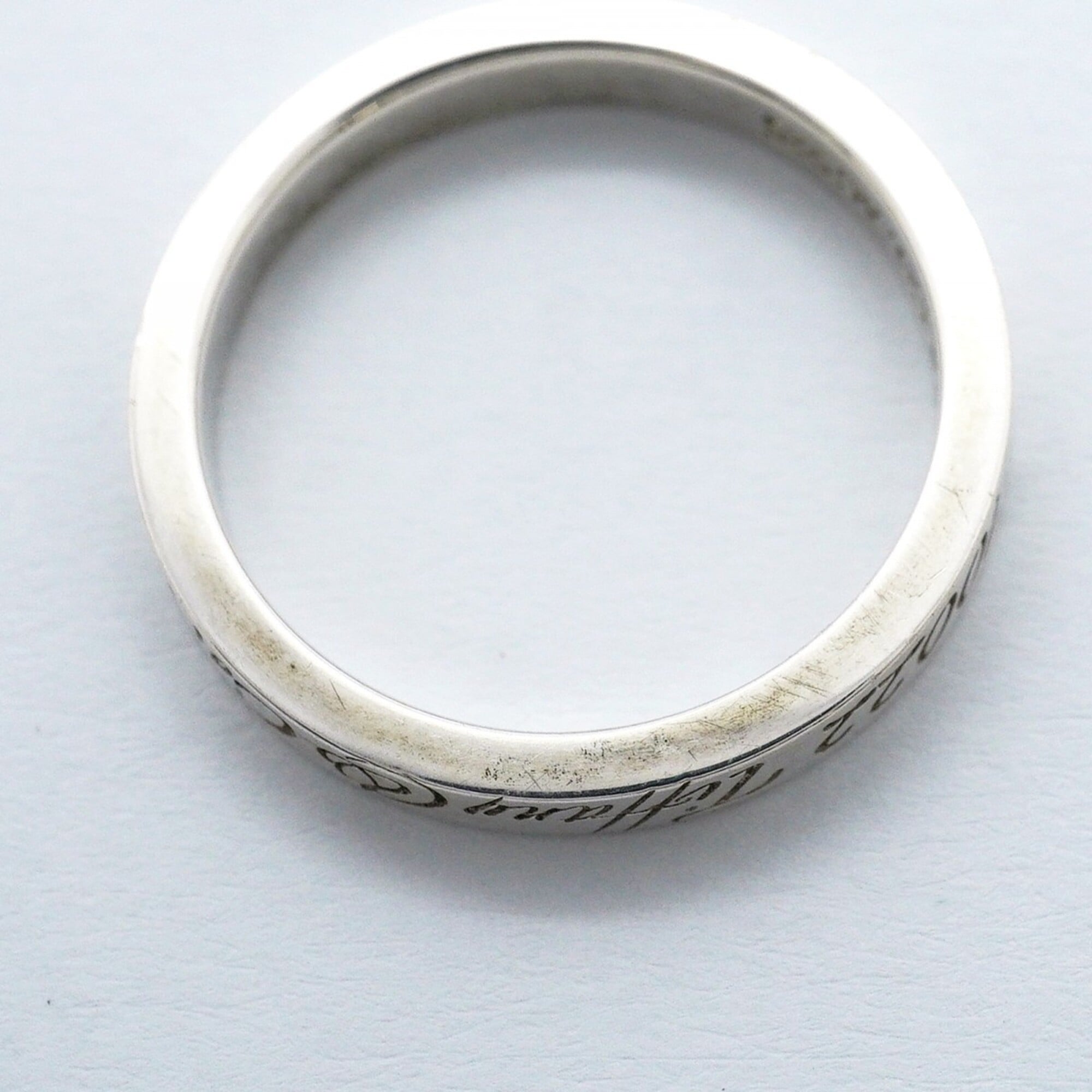Tiffany Silver 925 Band Ring (Pre-Owned)
