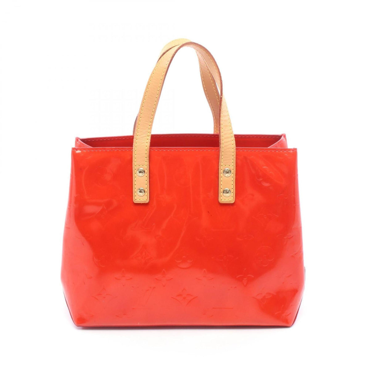 Louis Vuitton Red Color Rouge Leather Handbag (Pre-Owned)