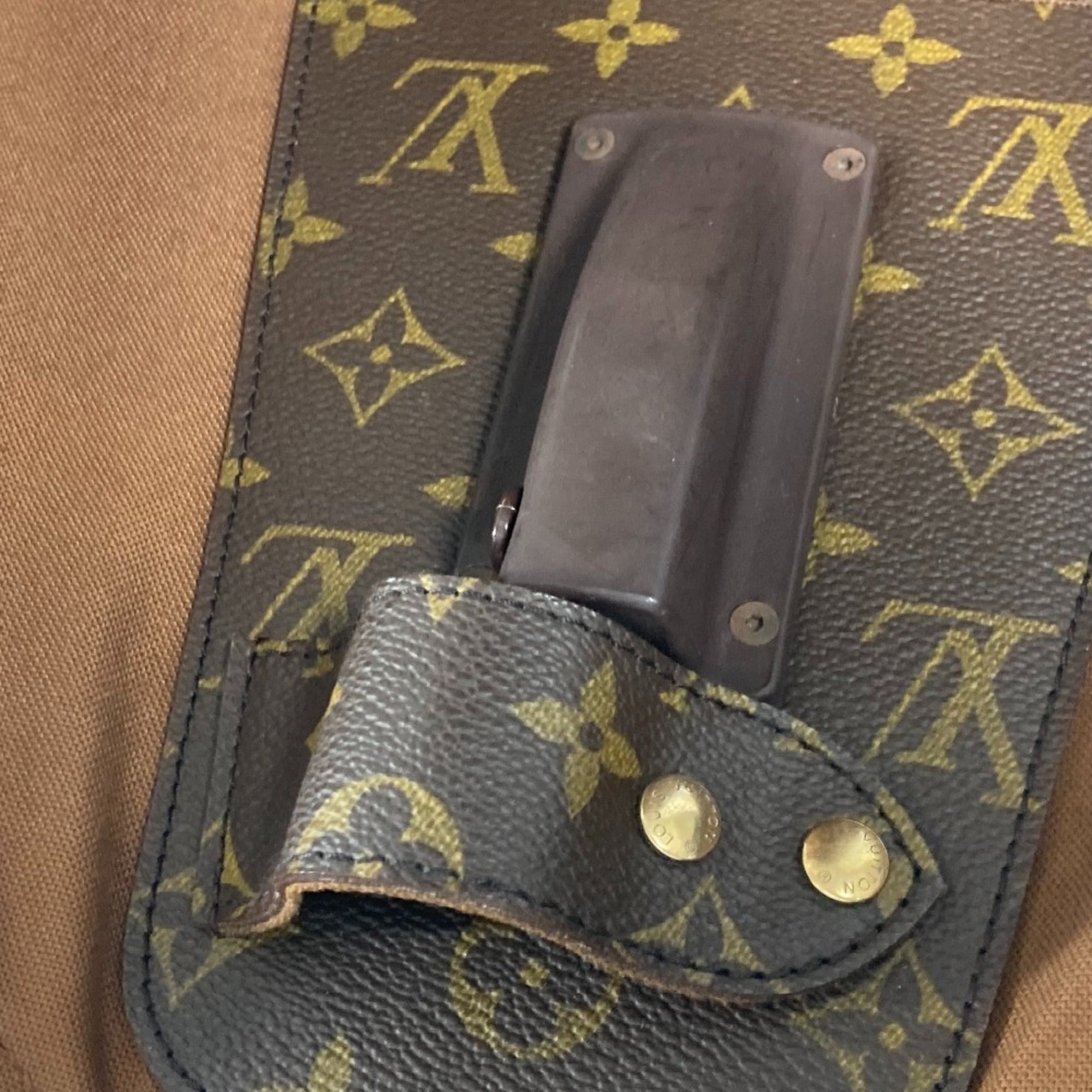 Louis Vuitton Brown Monogram Canvas Backpack (Pre-Owned)