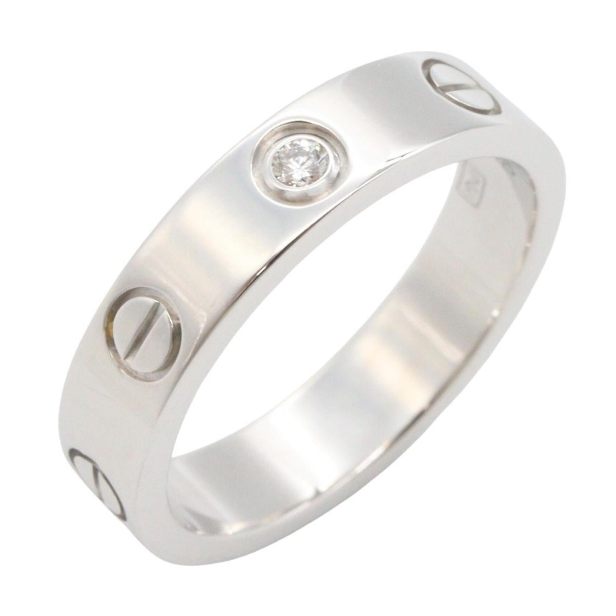 Cartier White Gold White Gold (18K) Band Ring (Pre-Owned)