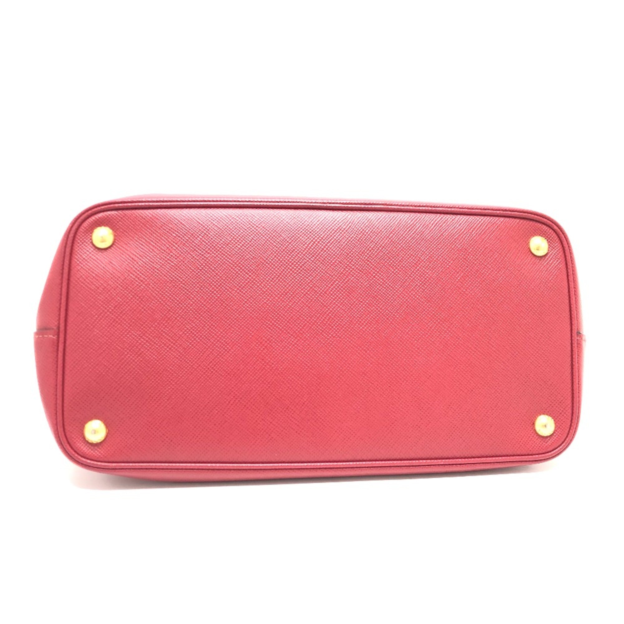 Prada Red Leather Handbag (Pre-Owned)