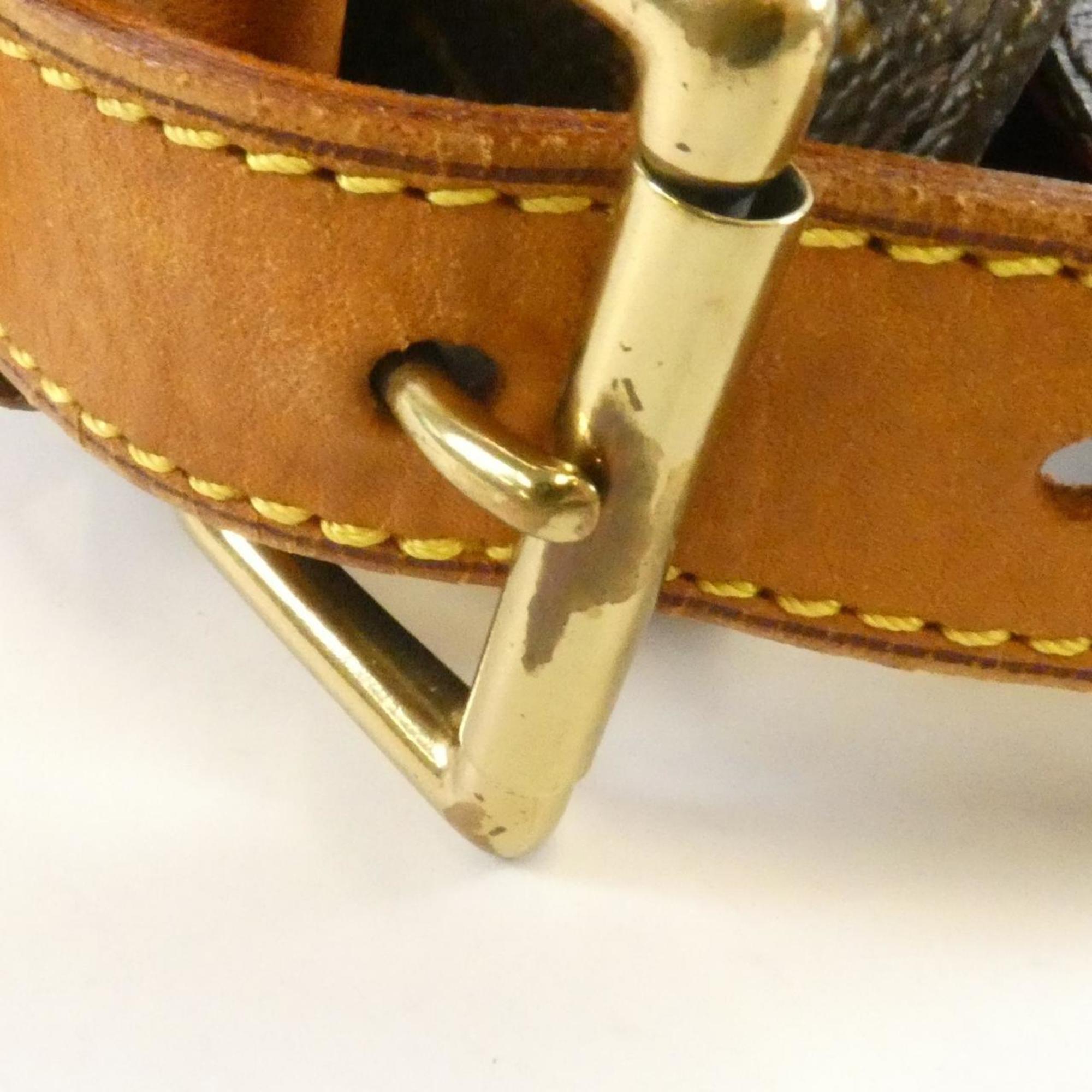 Louis Vuitton Brown Coated Canvas Shoulder Bag (Pre-Owned)