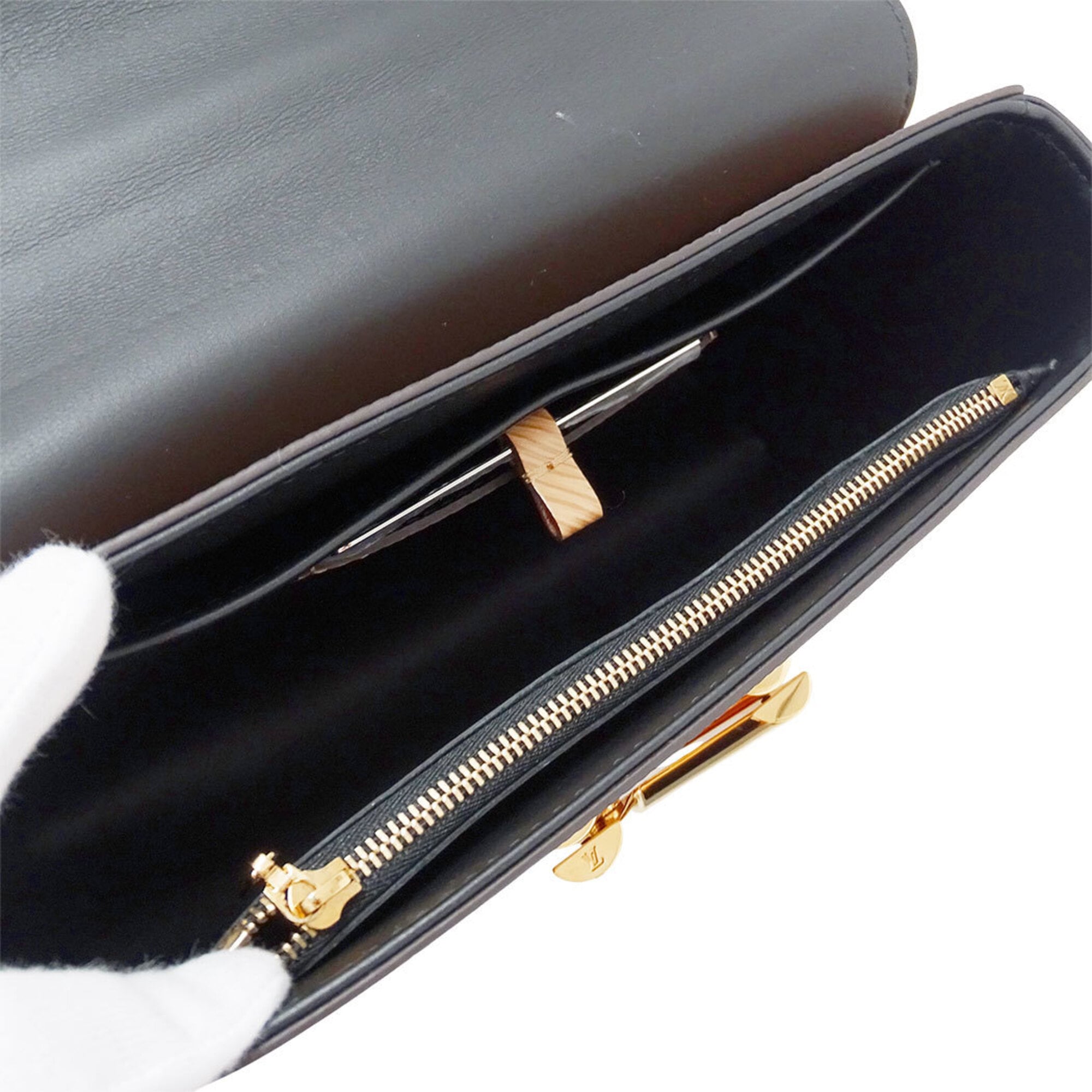 Louis Vuitton Black Camel Epi Leather Handbag Shoulder Bag (Pre-Owned)