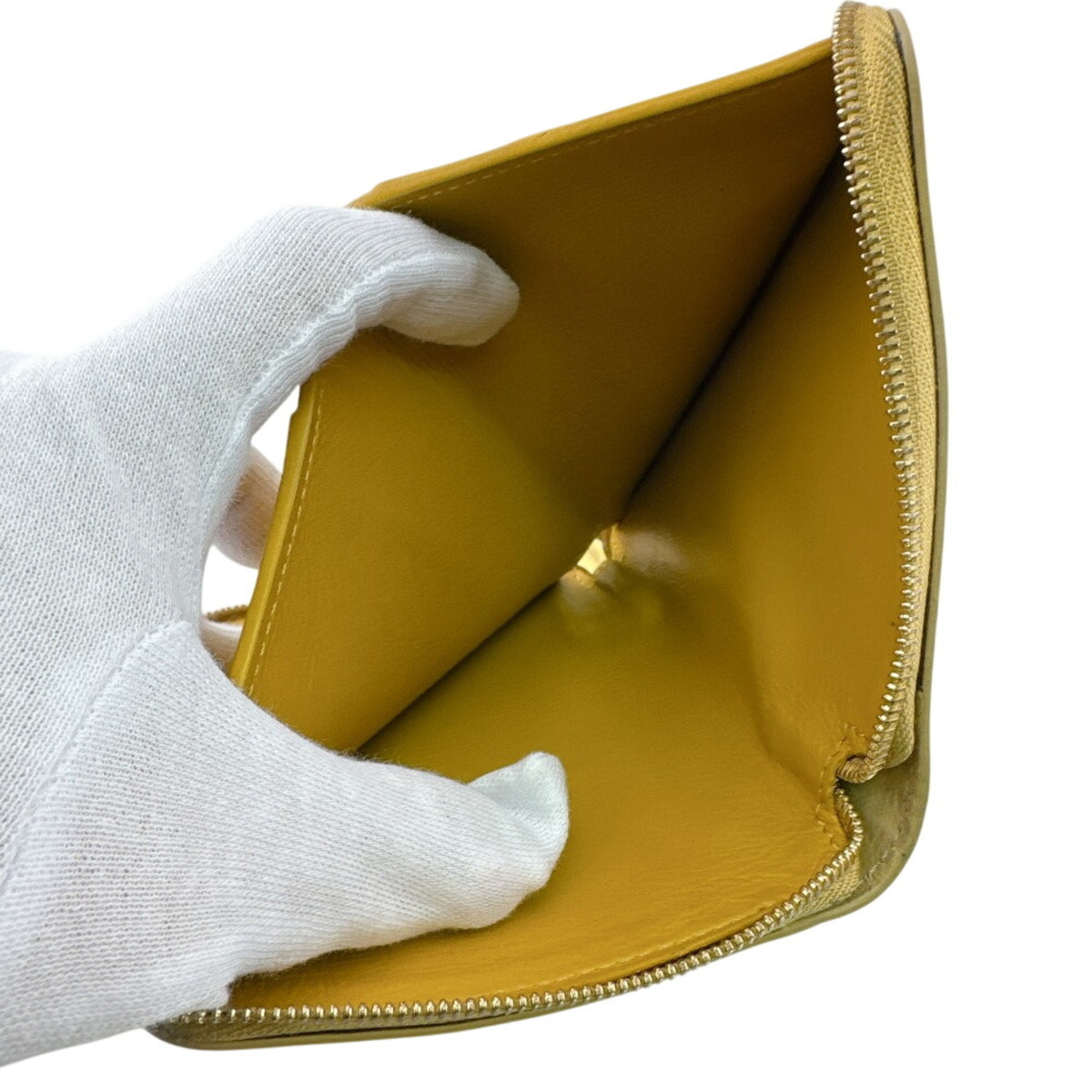 Loewe Yellow Leather Wallet (Bi-Fold) (Pre-Owned)
