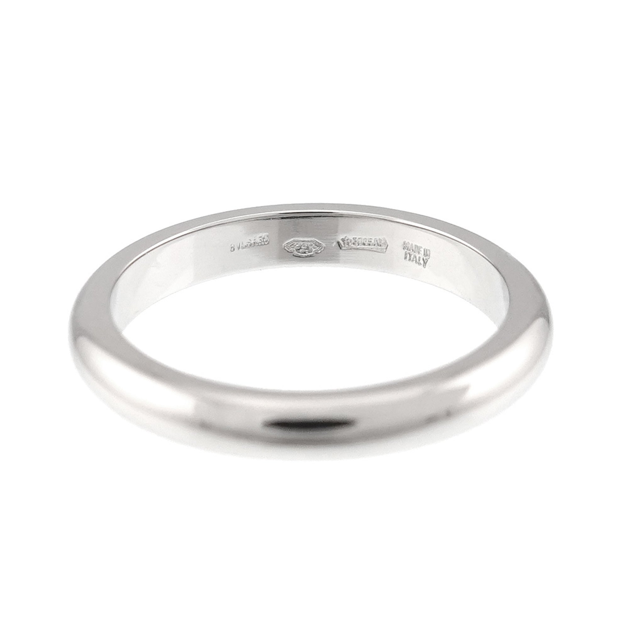 Bvlgari Platinum Platinum 950 Band Ring (Pre-Owned)